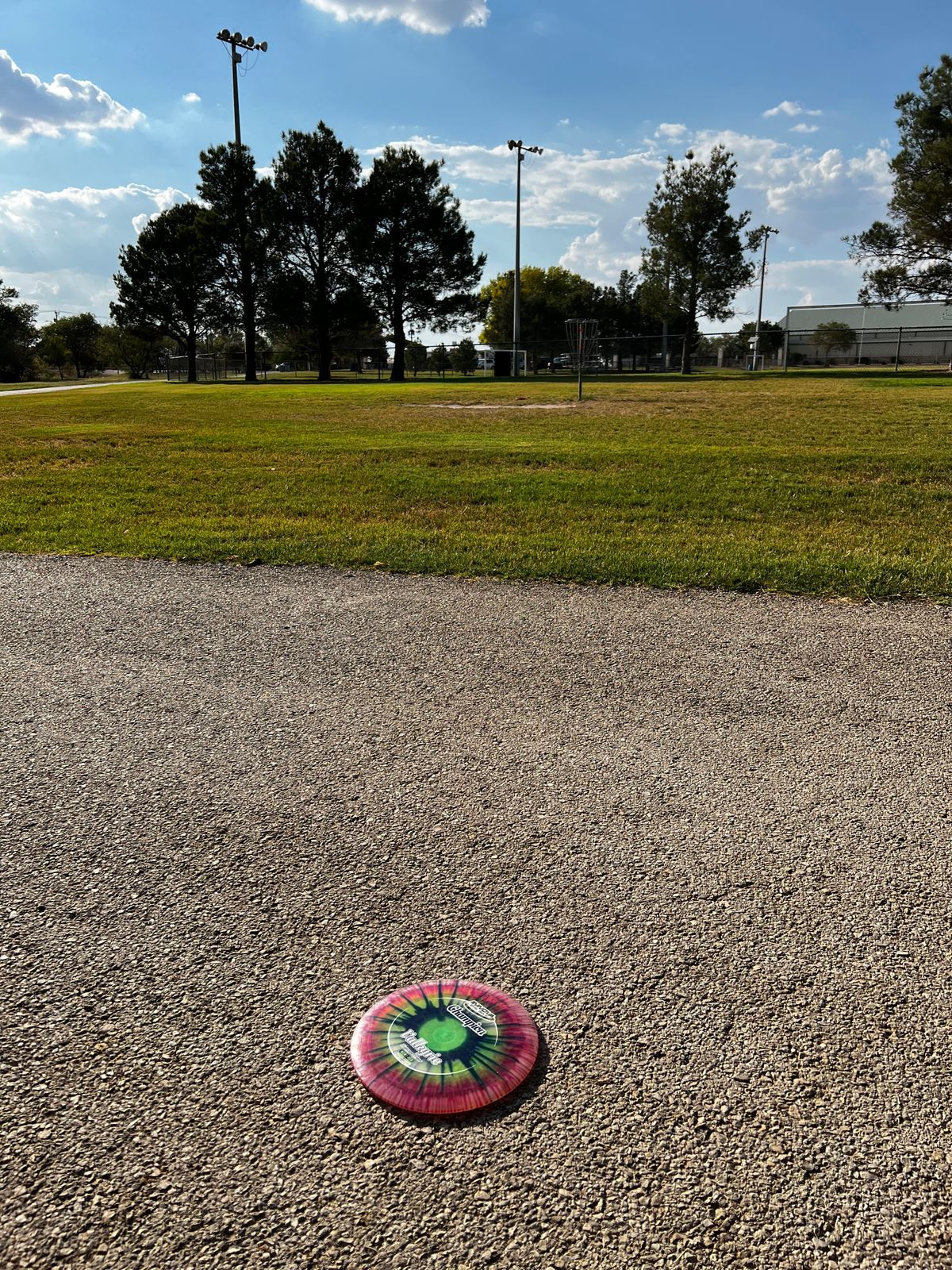 Had my furthest measured throw at this hole at a modest 333 feet. Bounced off the chains for birdie