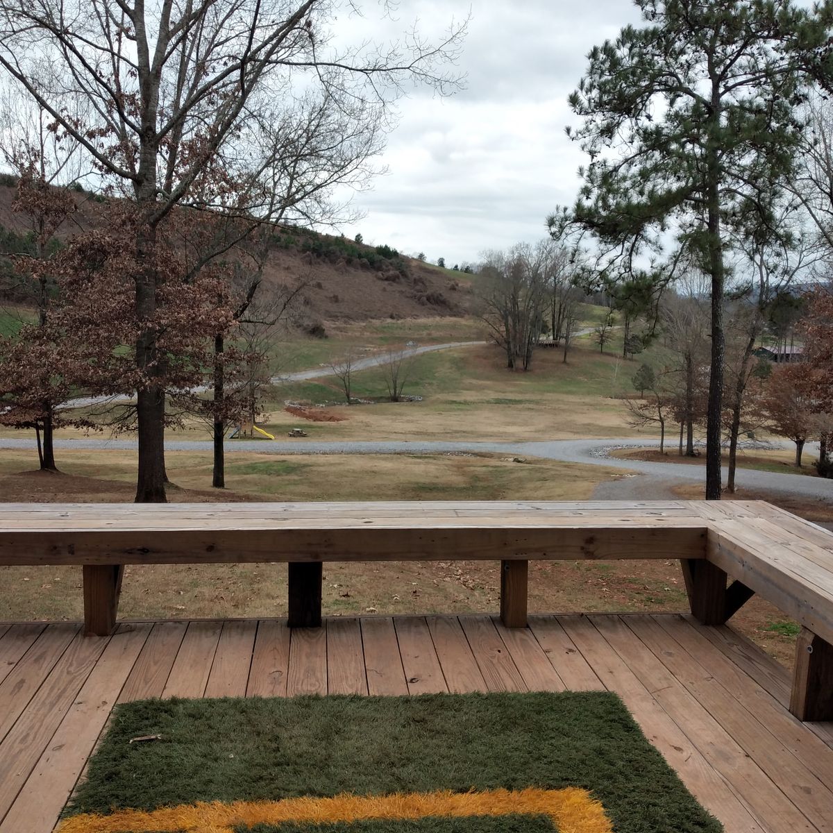 Hole 9 from tee box