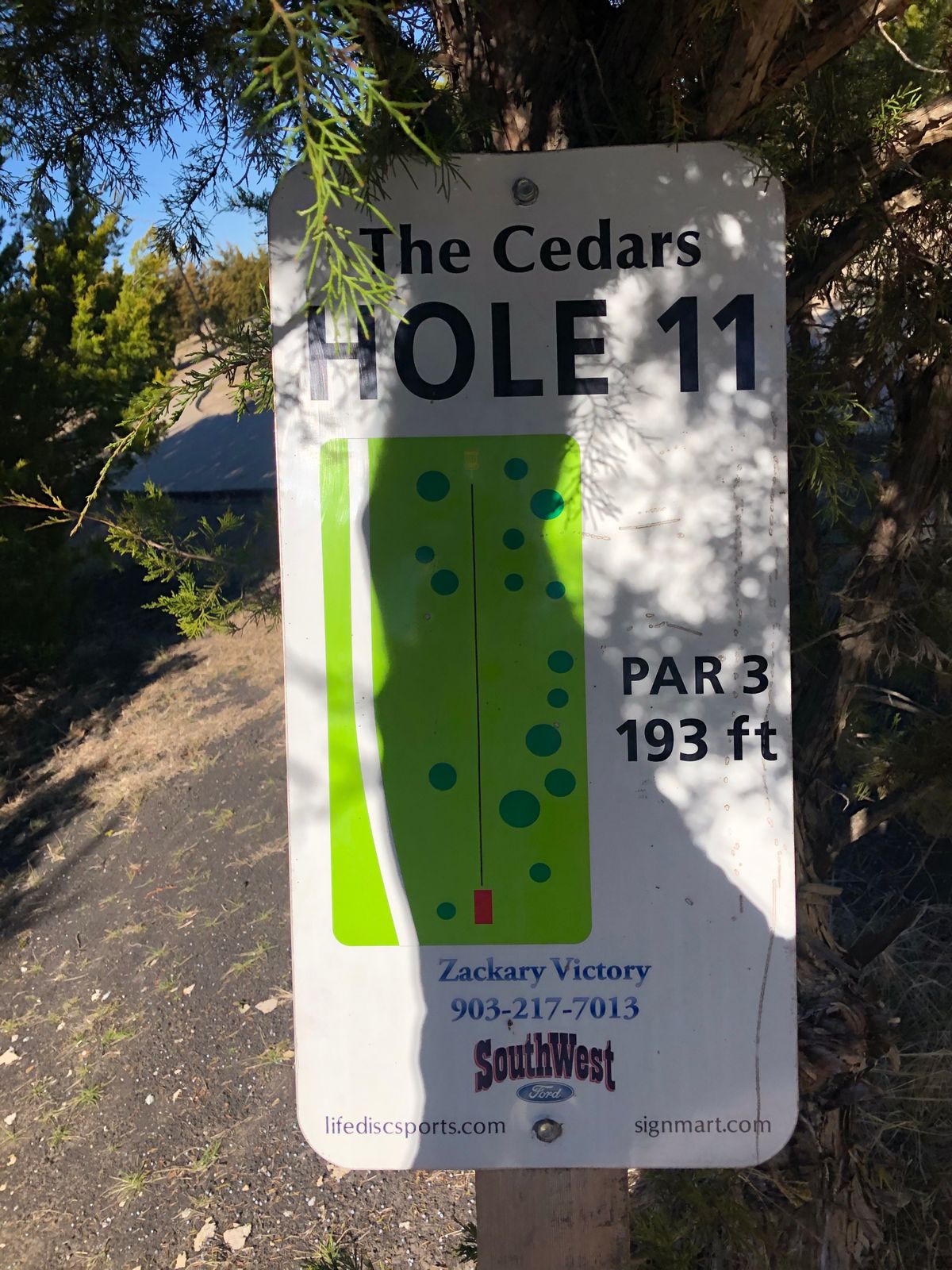 #11 sign