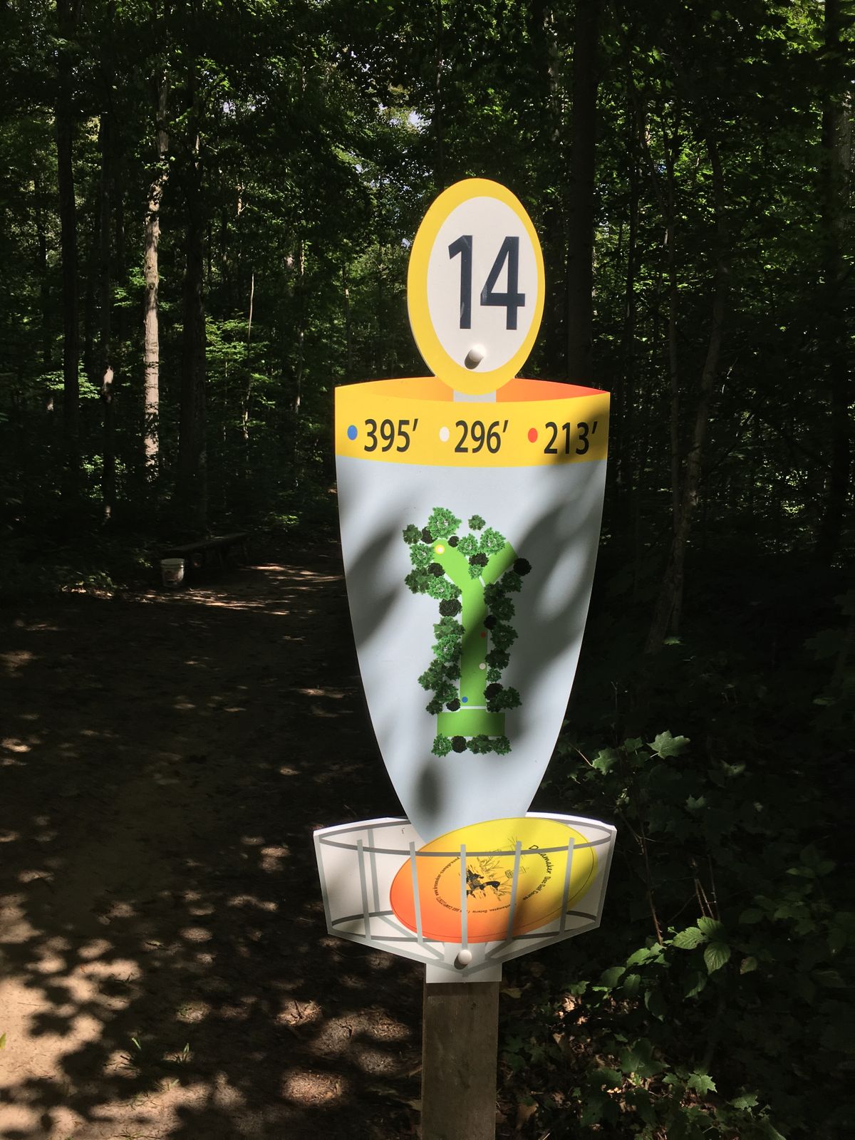 Hole sign #14.🍁🇨🇦🌳🇨🇦