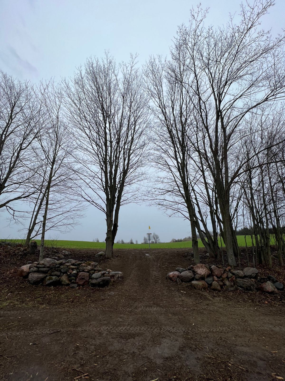 18th green, just finished.