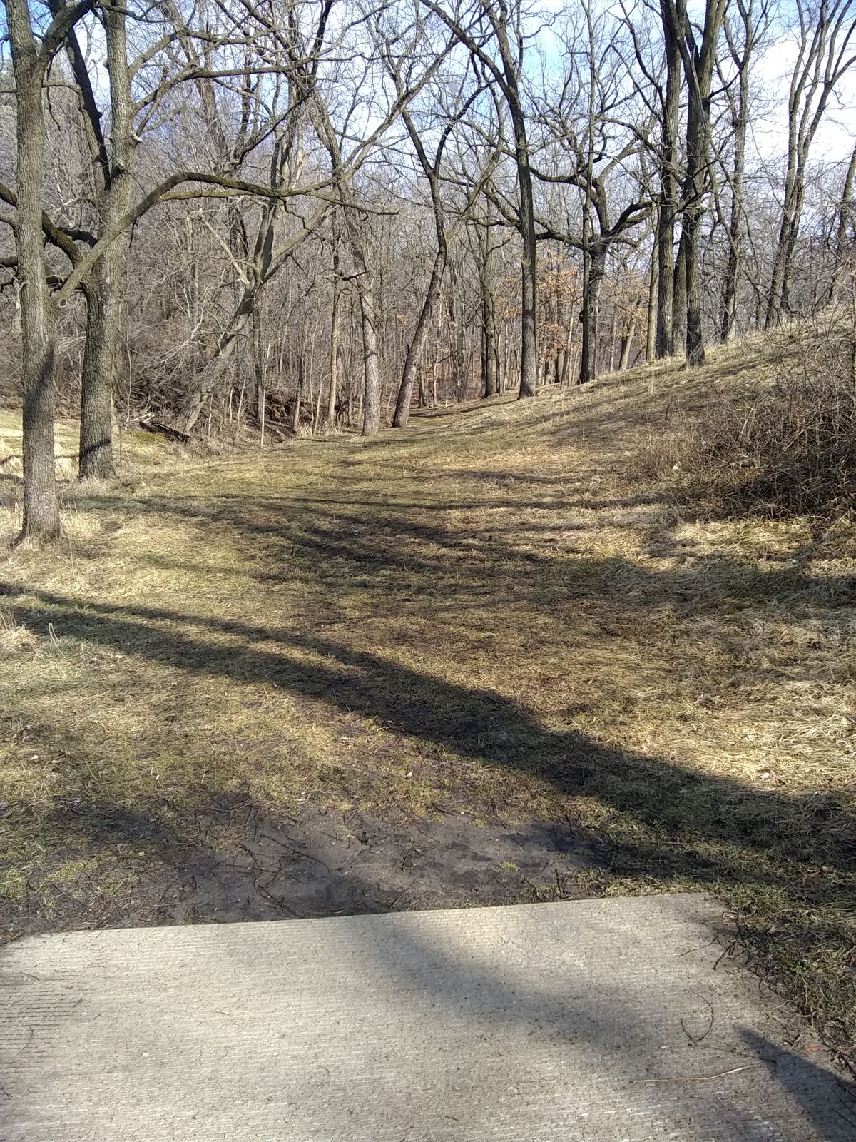Hole #2 tee pad.