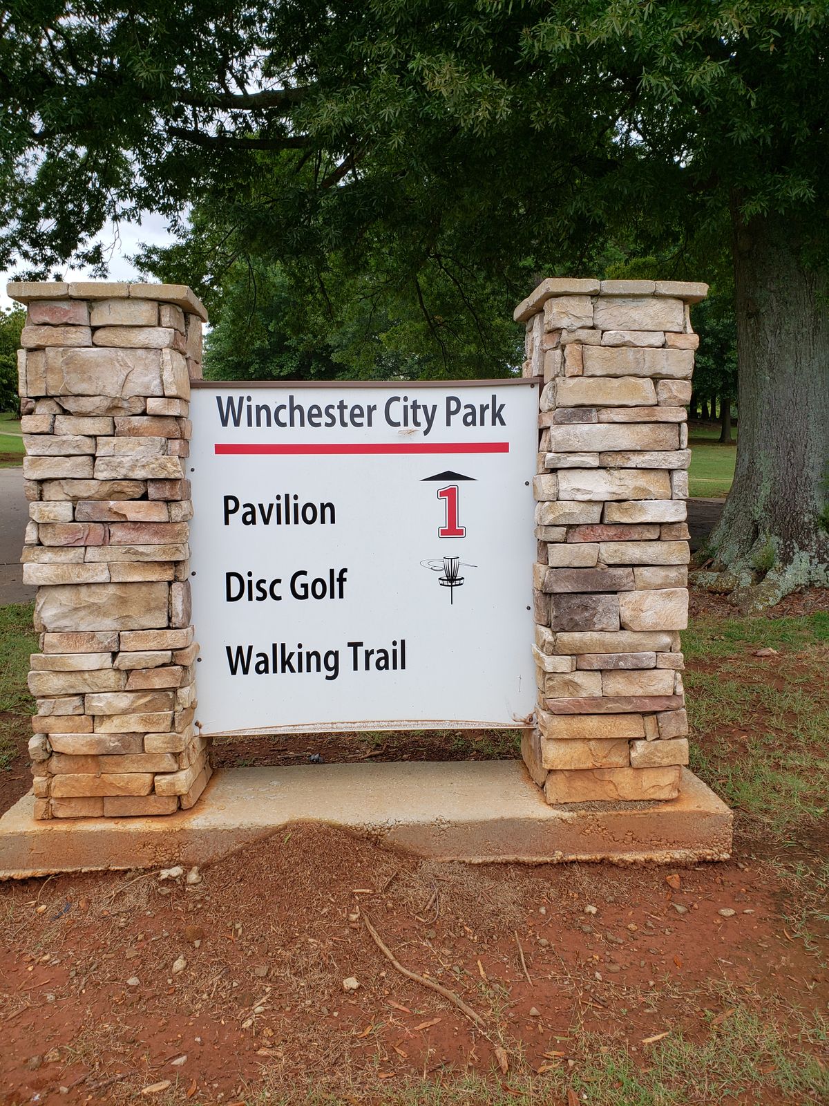 Winchester Park Sign