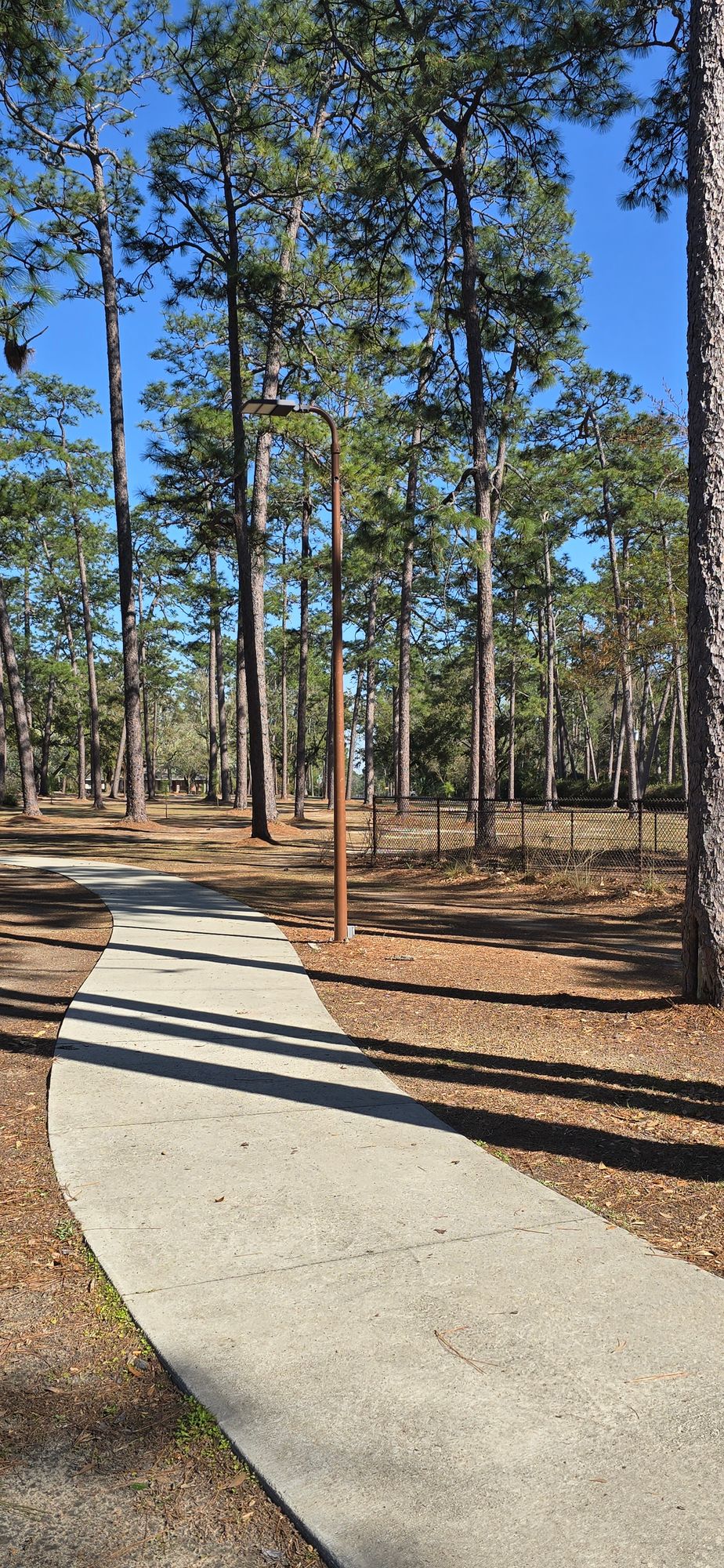 From hole 2 long pad