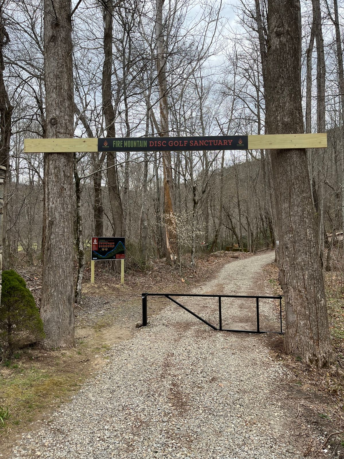Entrance to the sanctuary