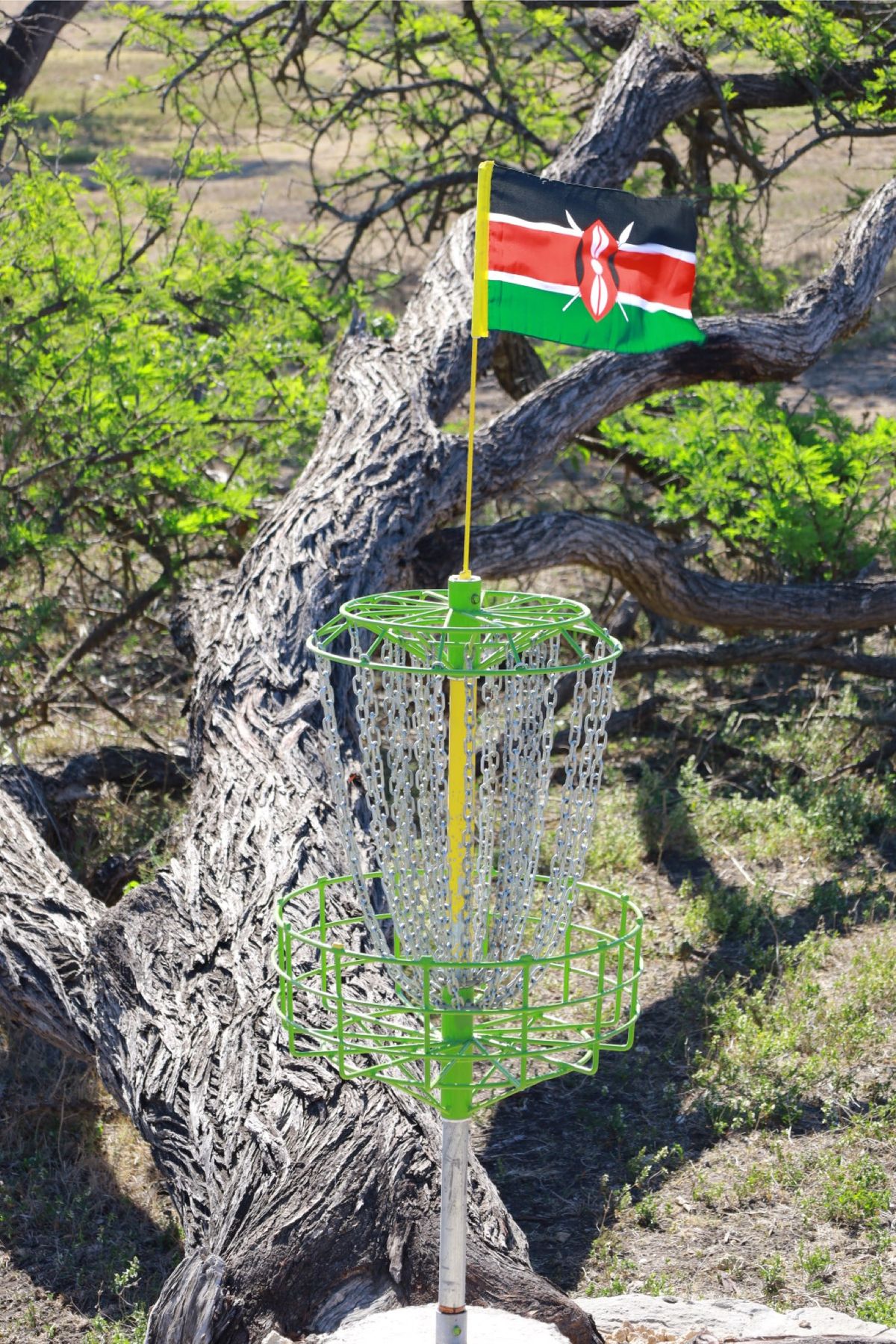 Hole 1 at the Kenya Open 2023