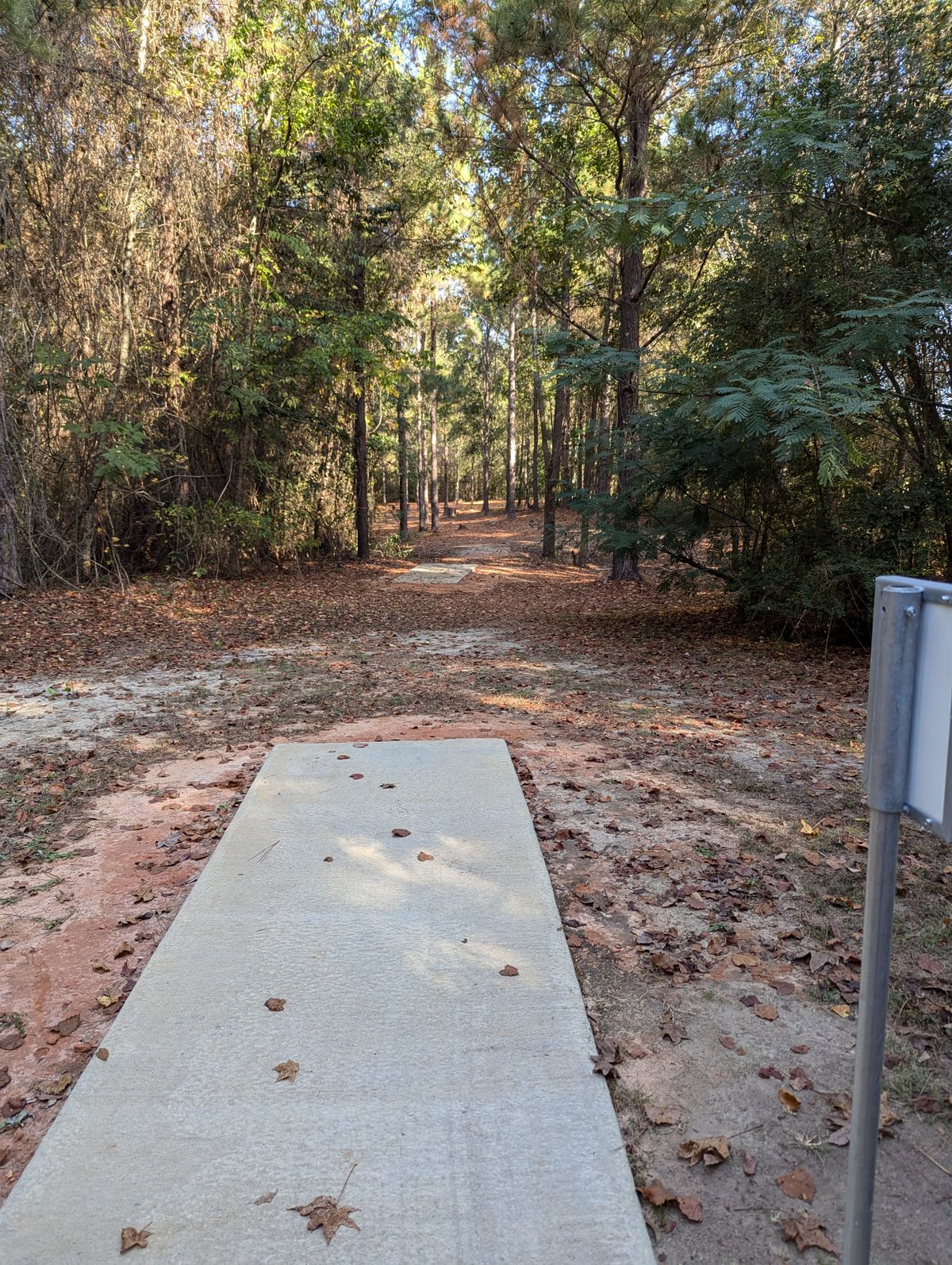 Hole 9 straight ahead