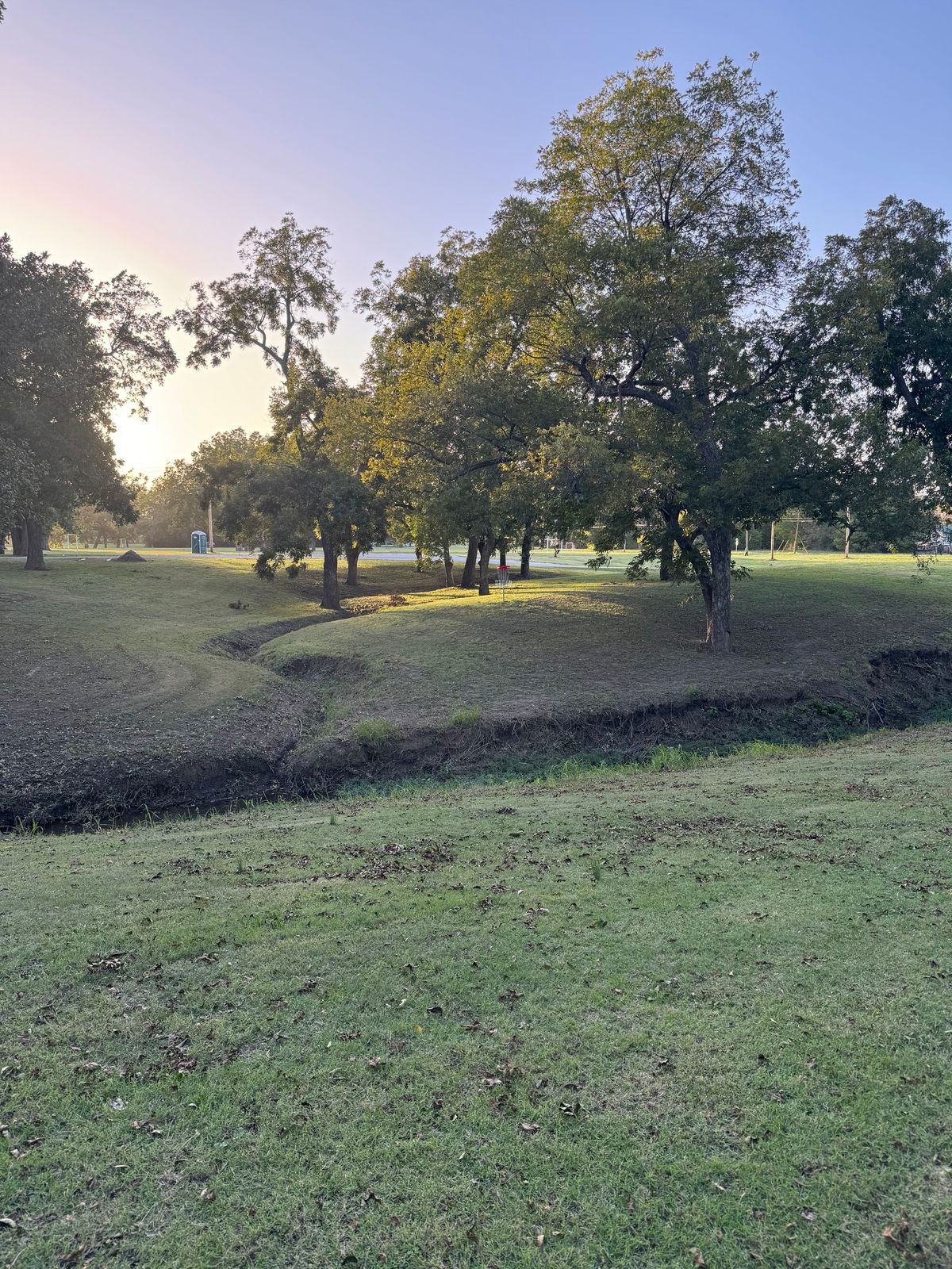 Hole 16 basket