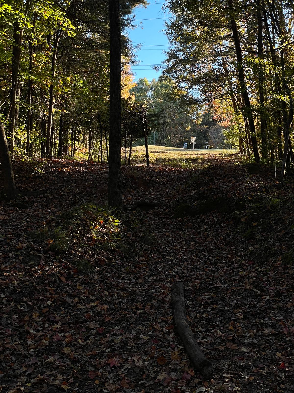 Hole 17 at dusk