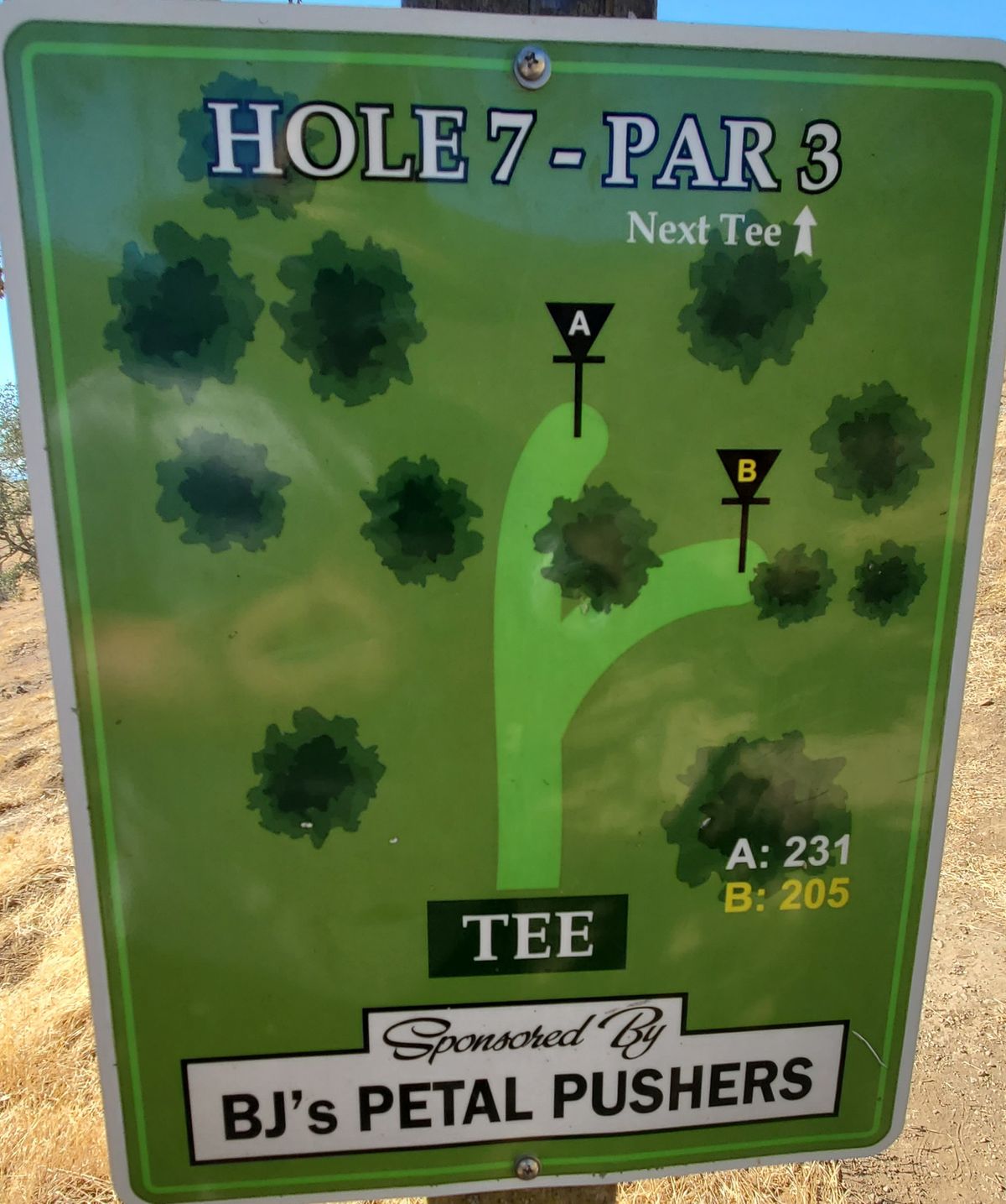 Hole 7 Sign