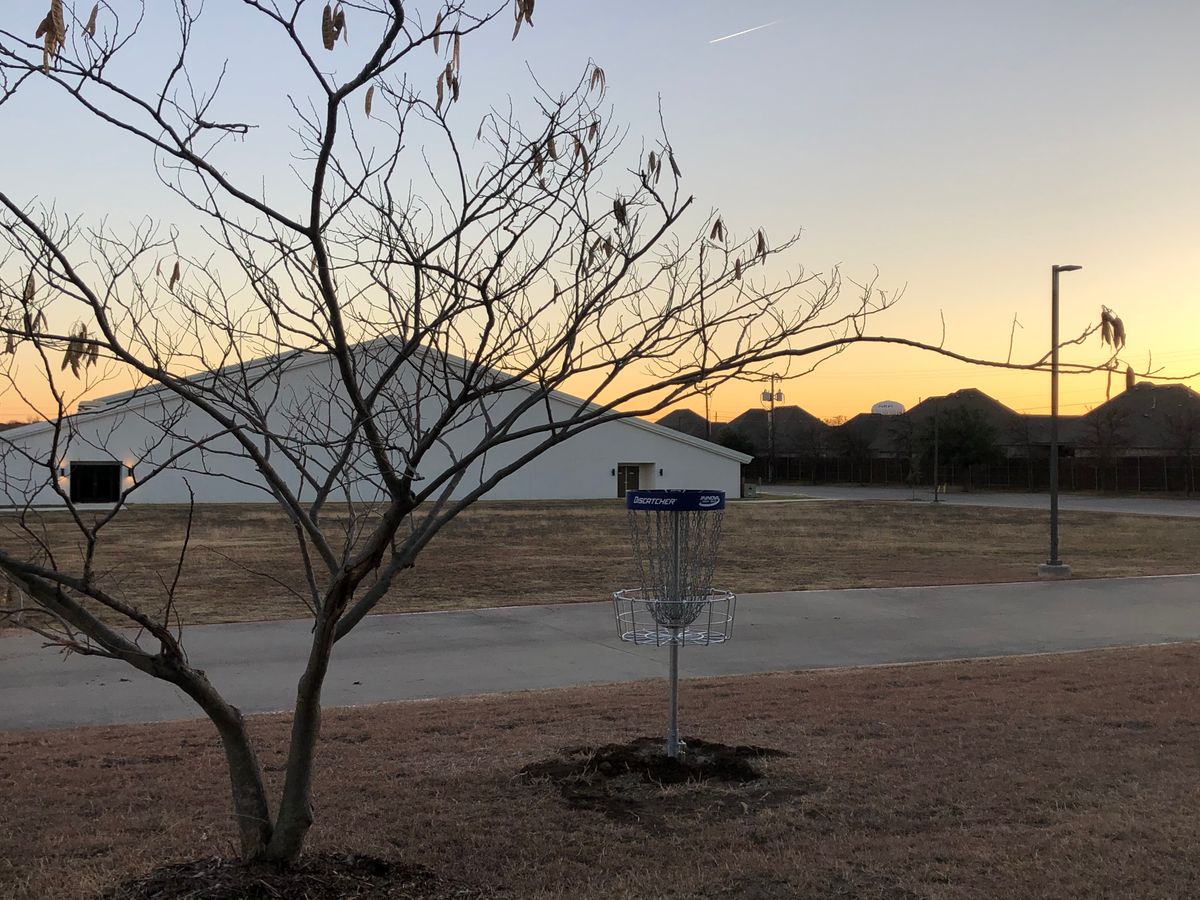 Hole 1 basket