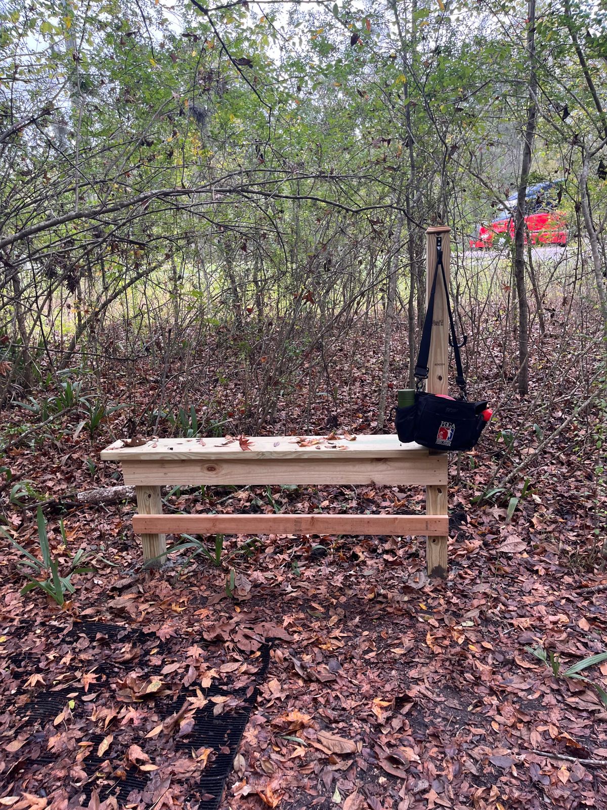Hole 3 waiting area