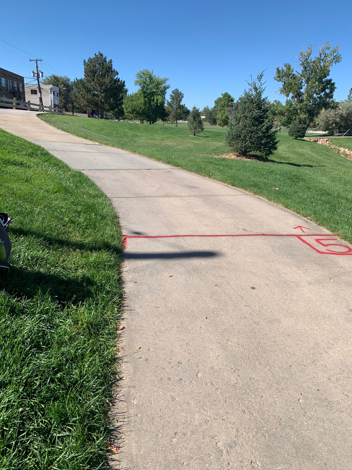 Alternate teepad for hole 5
