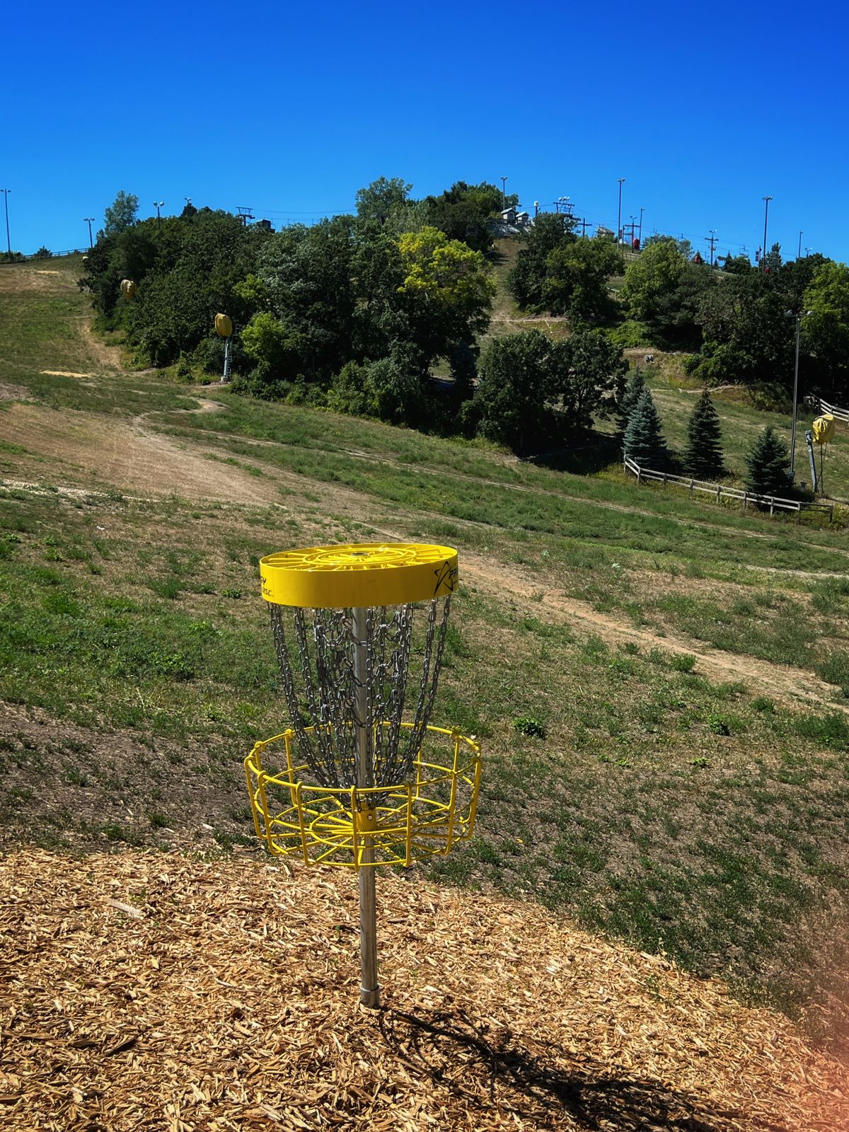 Hole 15 - Looking back towards the keyhole tee.