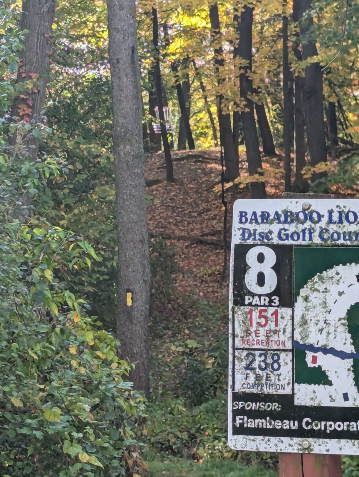 Opened up fairway on hole 8, Oct 2024. Keep up the progress!