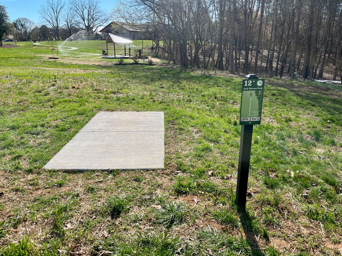 Hole 12 tee