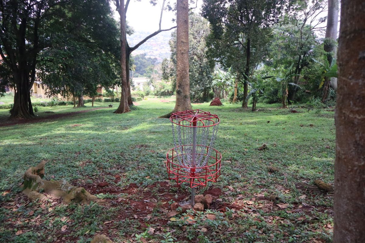 Hole 1 basket