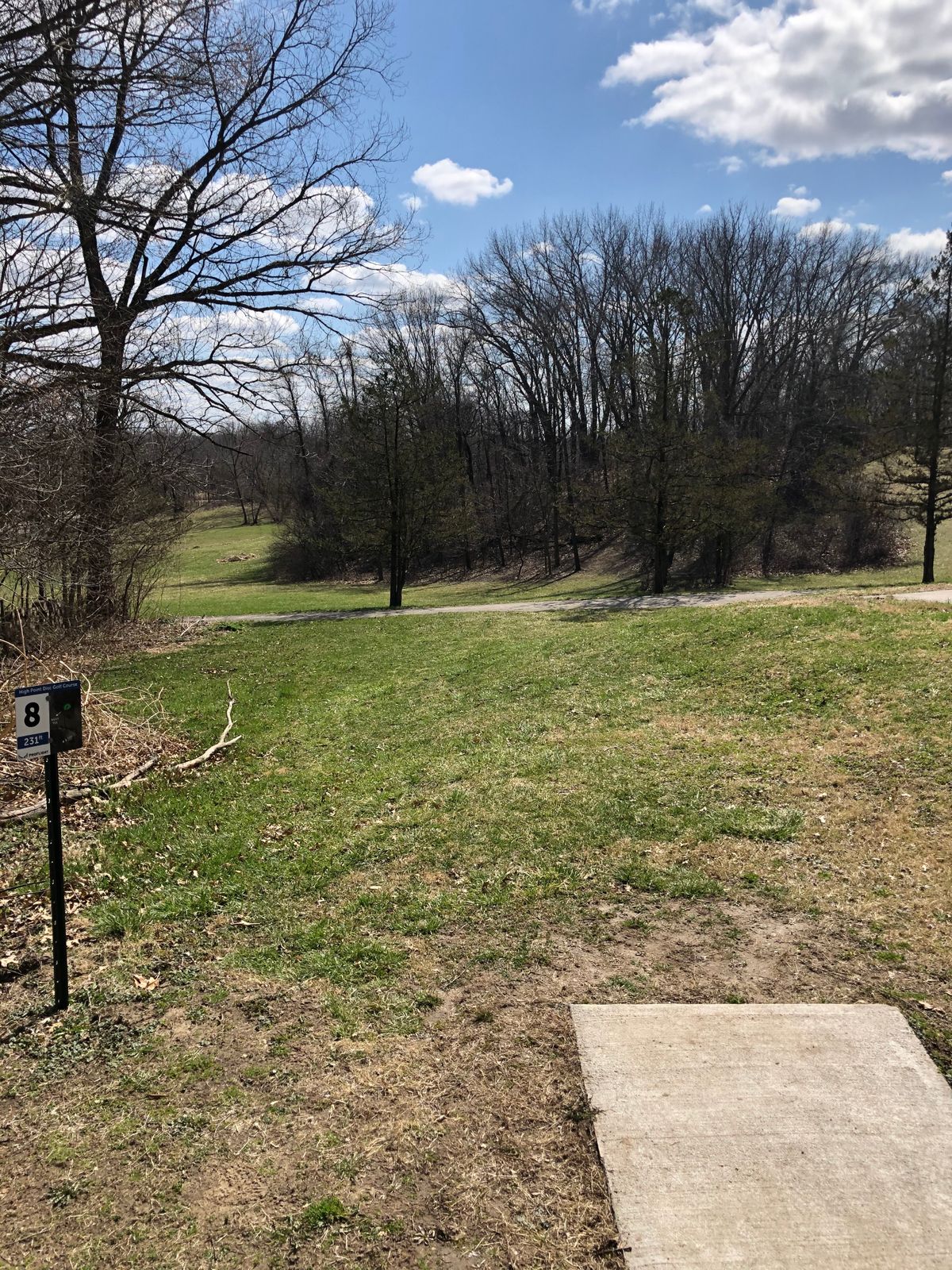Hole 8 tee
