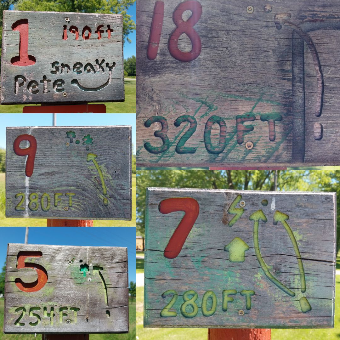 Cool tee pad signs that actually work well
