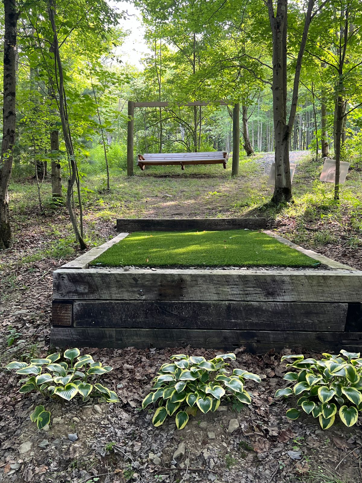 7 tee and bench