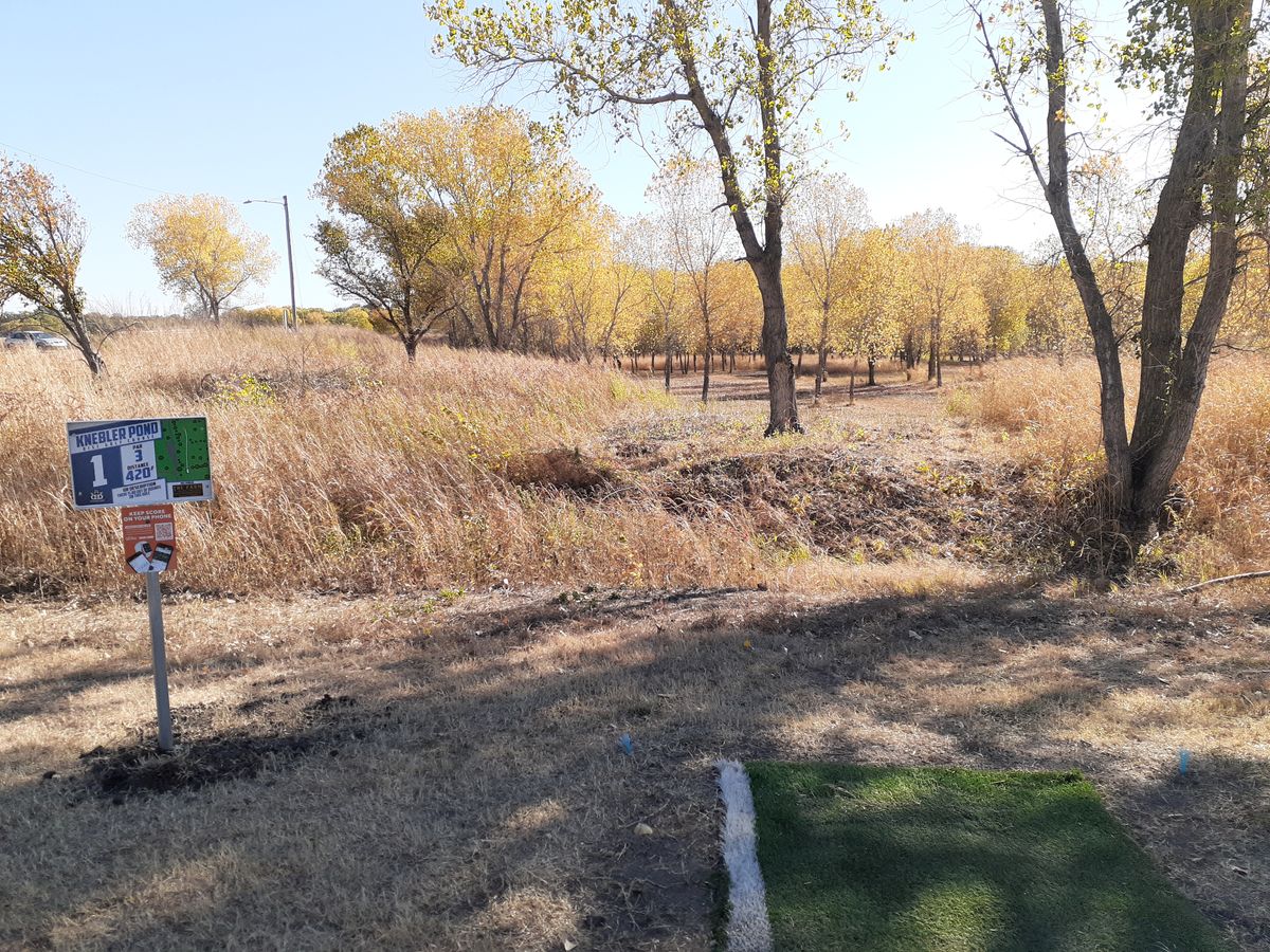 Hole 1 tee
