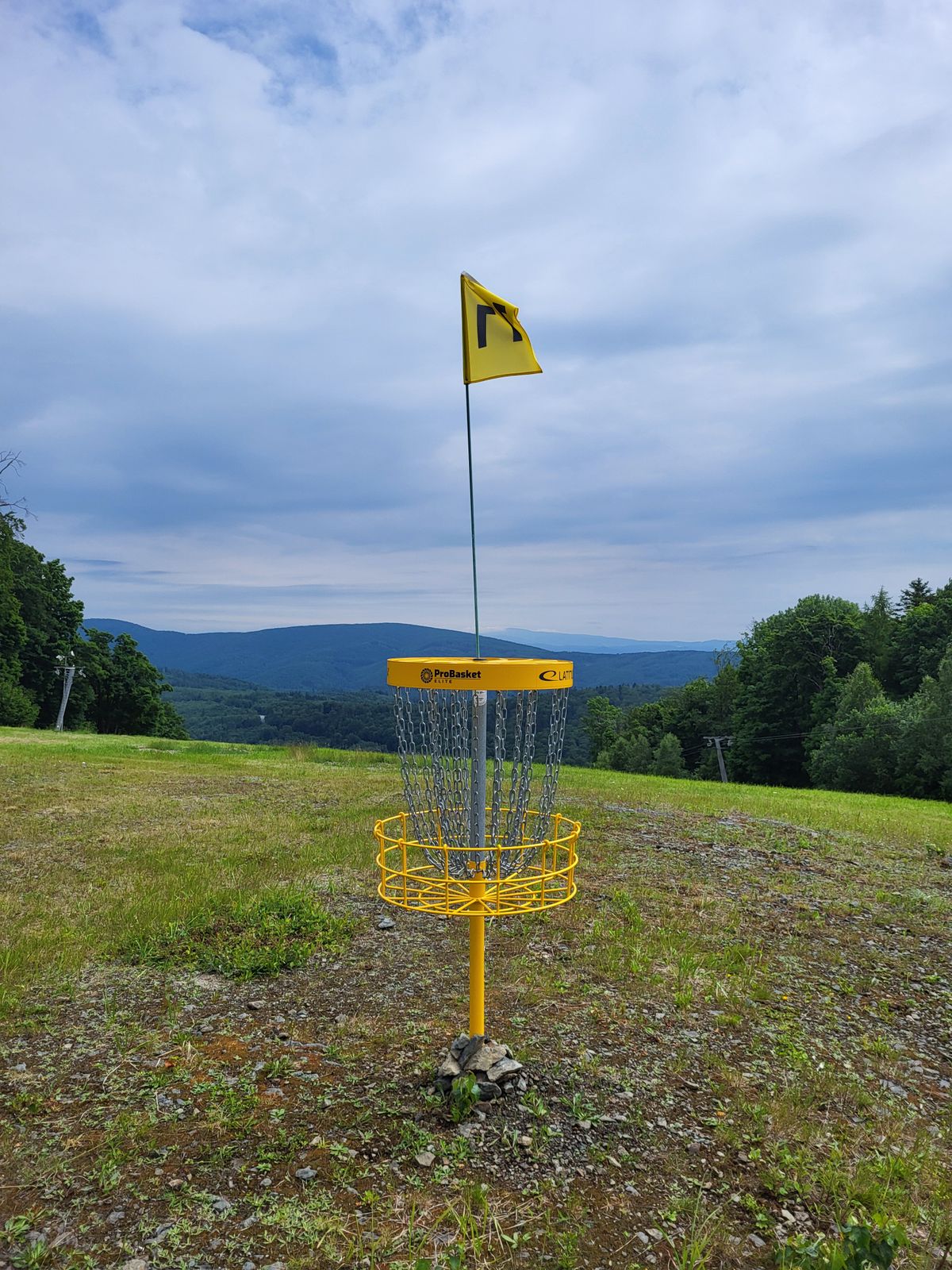 Hole on top of the hill.