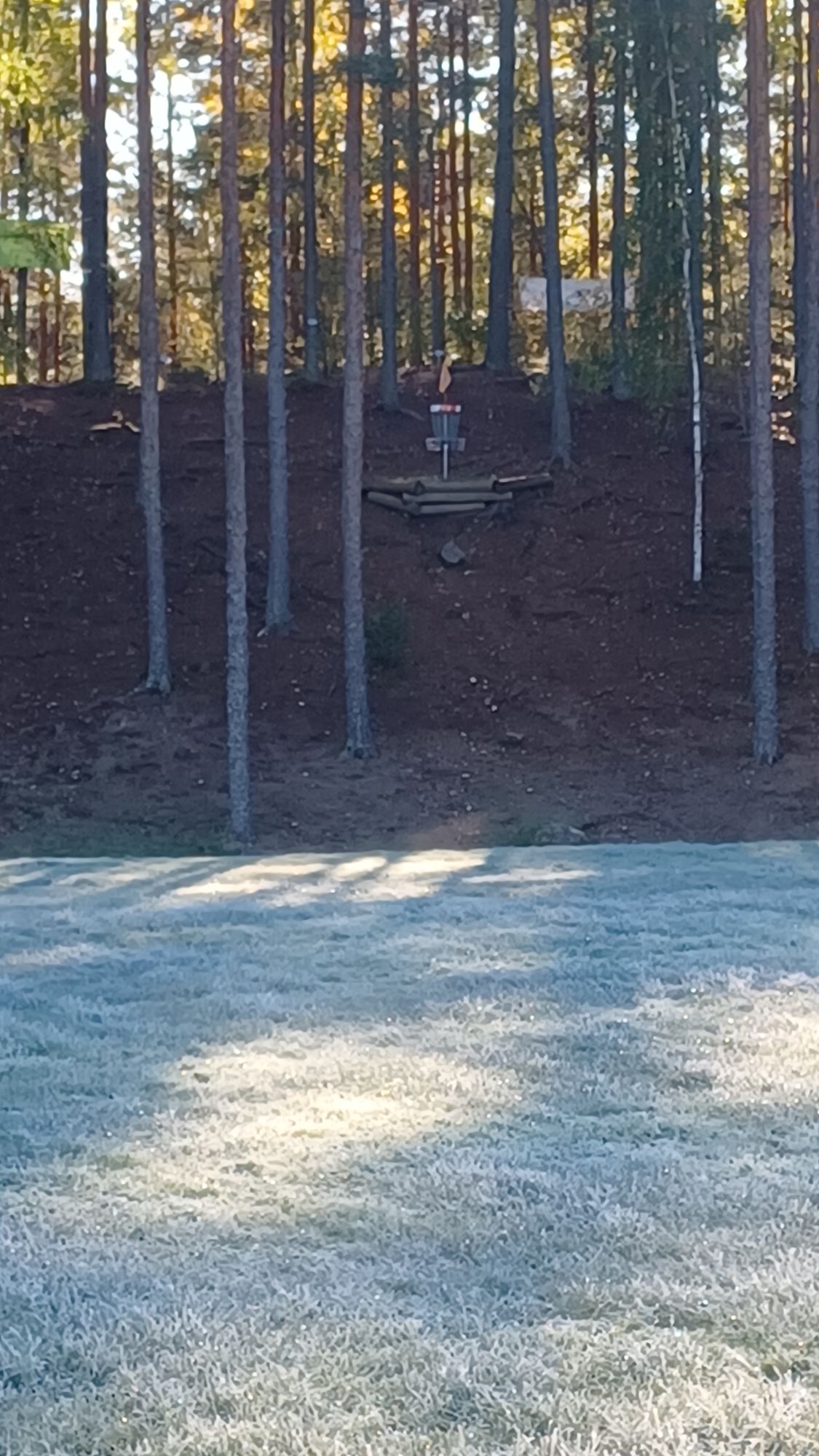 Hole 2, early morning in October