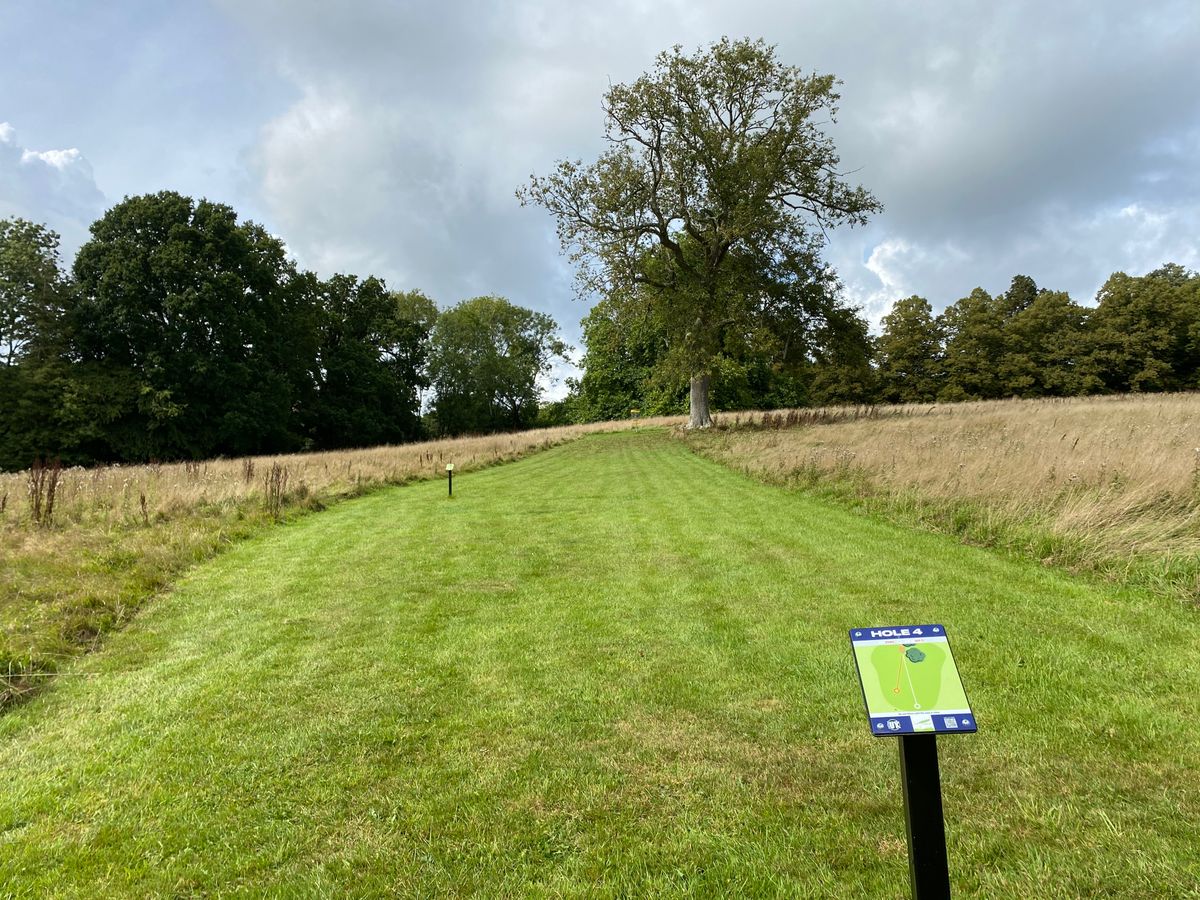 Hole four long tee