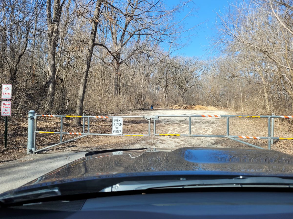 65 and sunny in March but closed for winter...