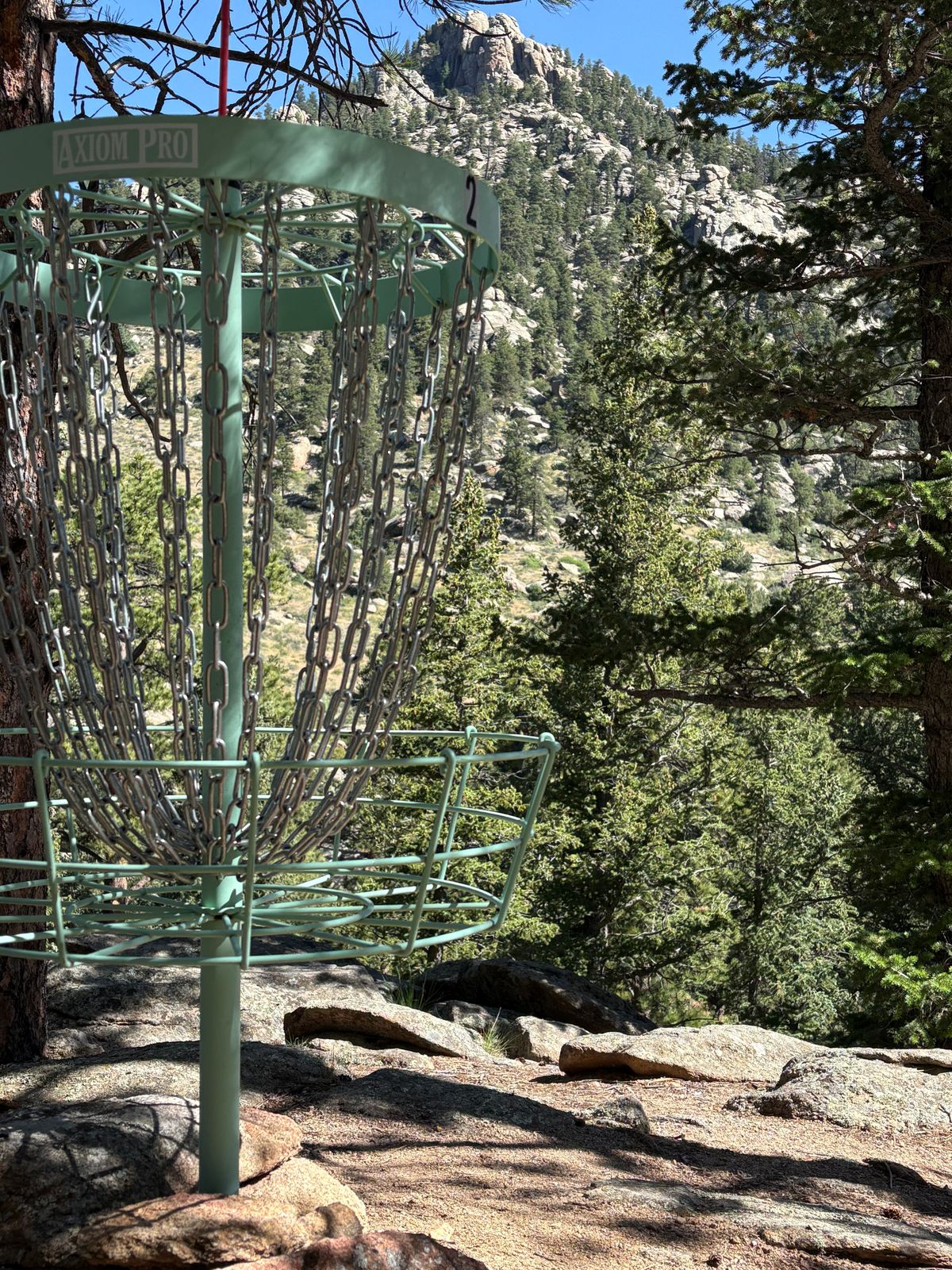 View behind hole 2 basket