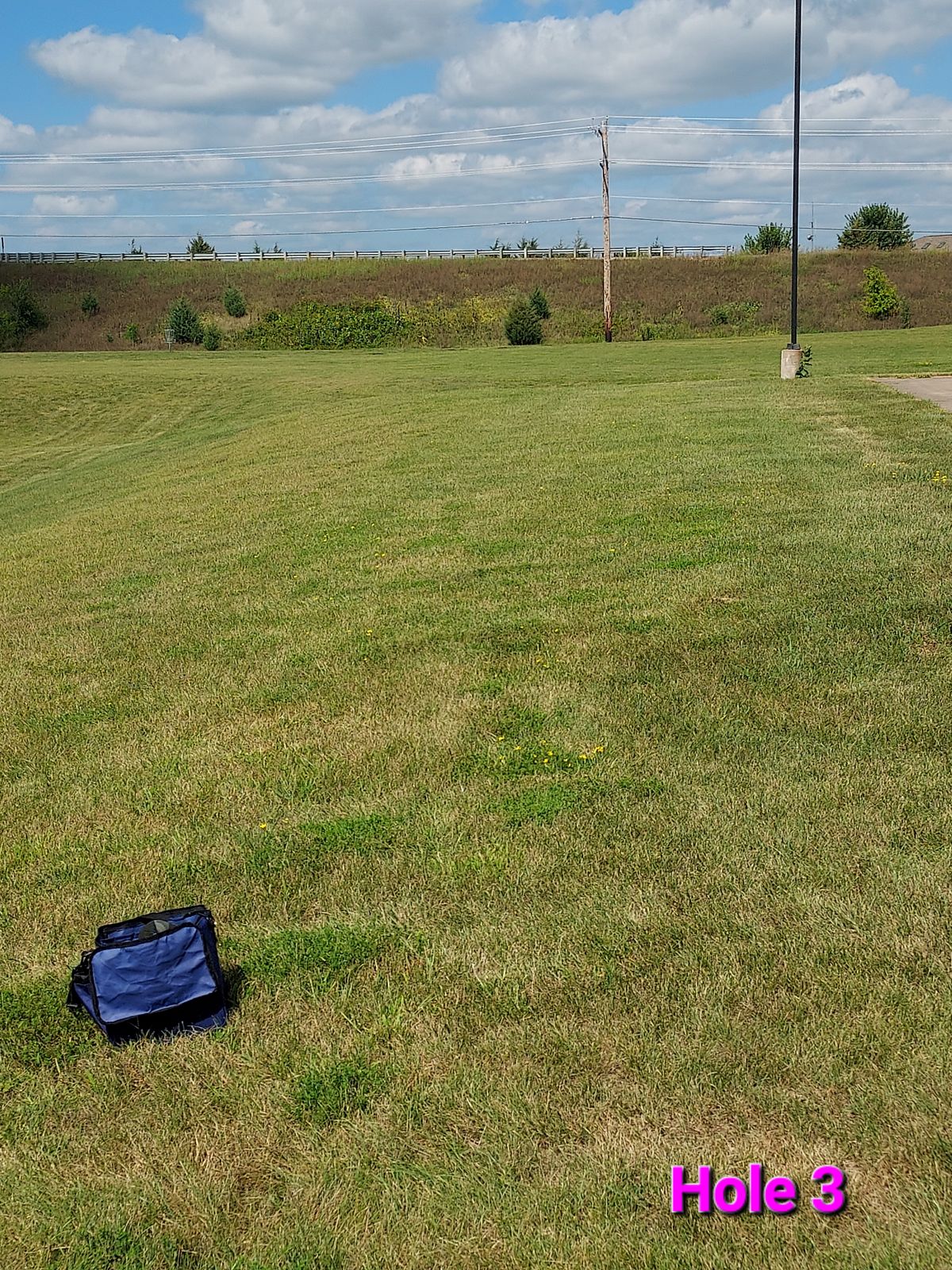 Hole 3 from the tee pad