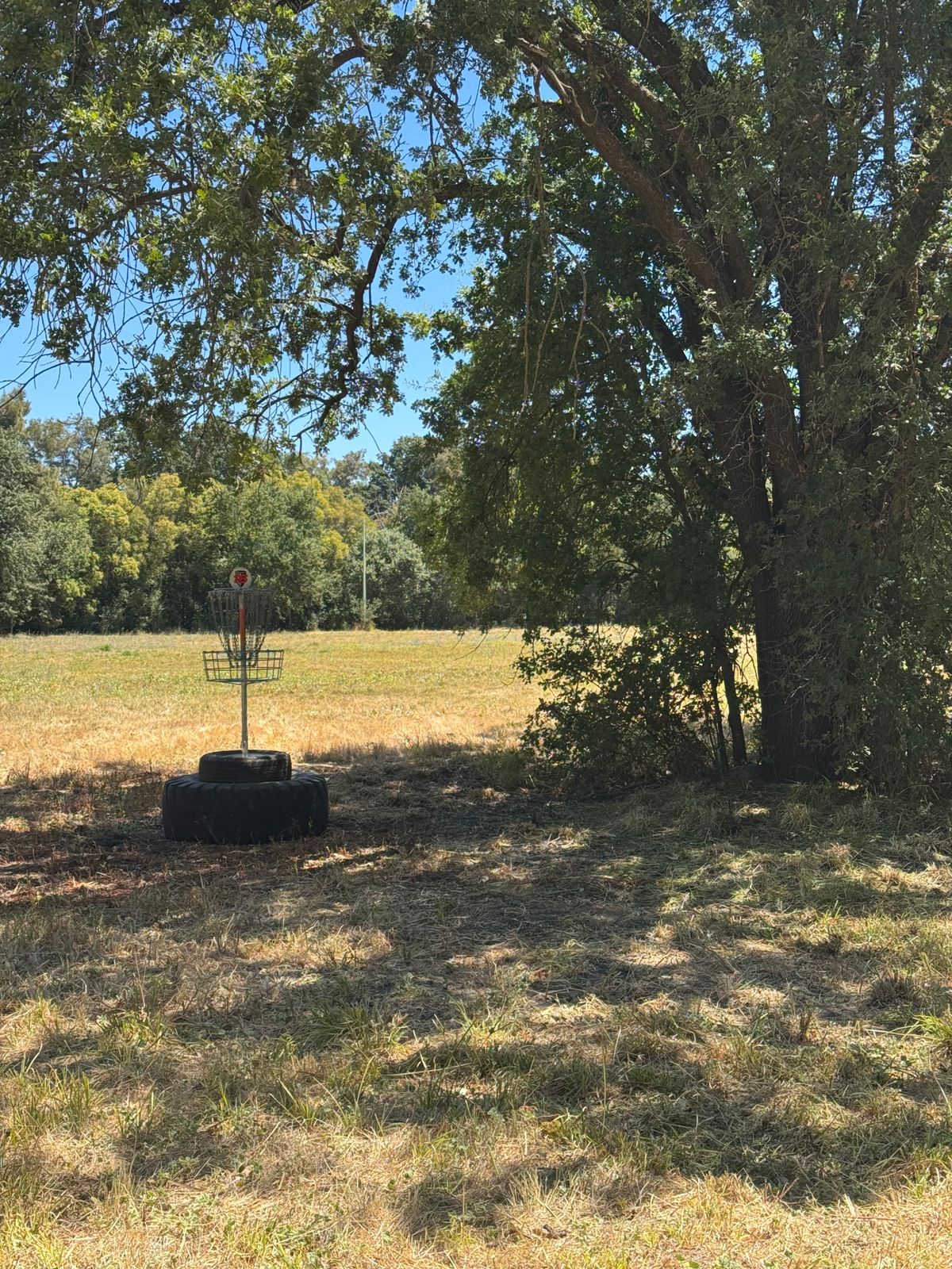 New tire pyramid on hole 16’s long position.