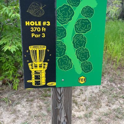 No 3 tee new signage