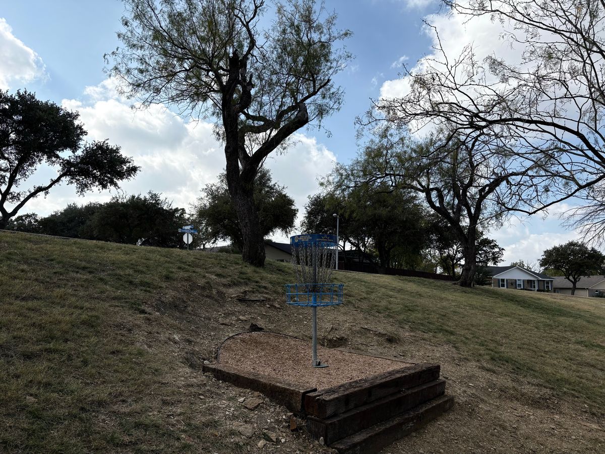 Hole 14 | New platform for basket!