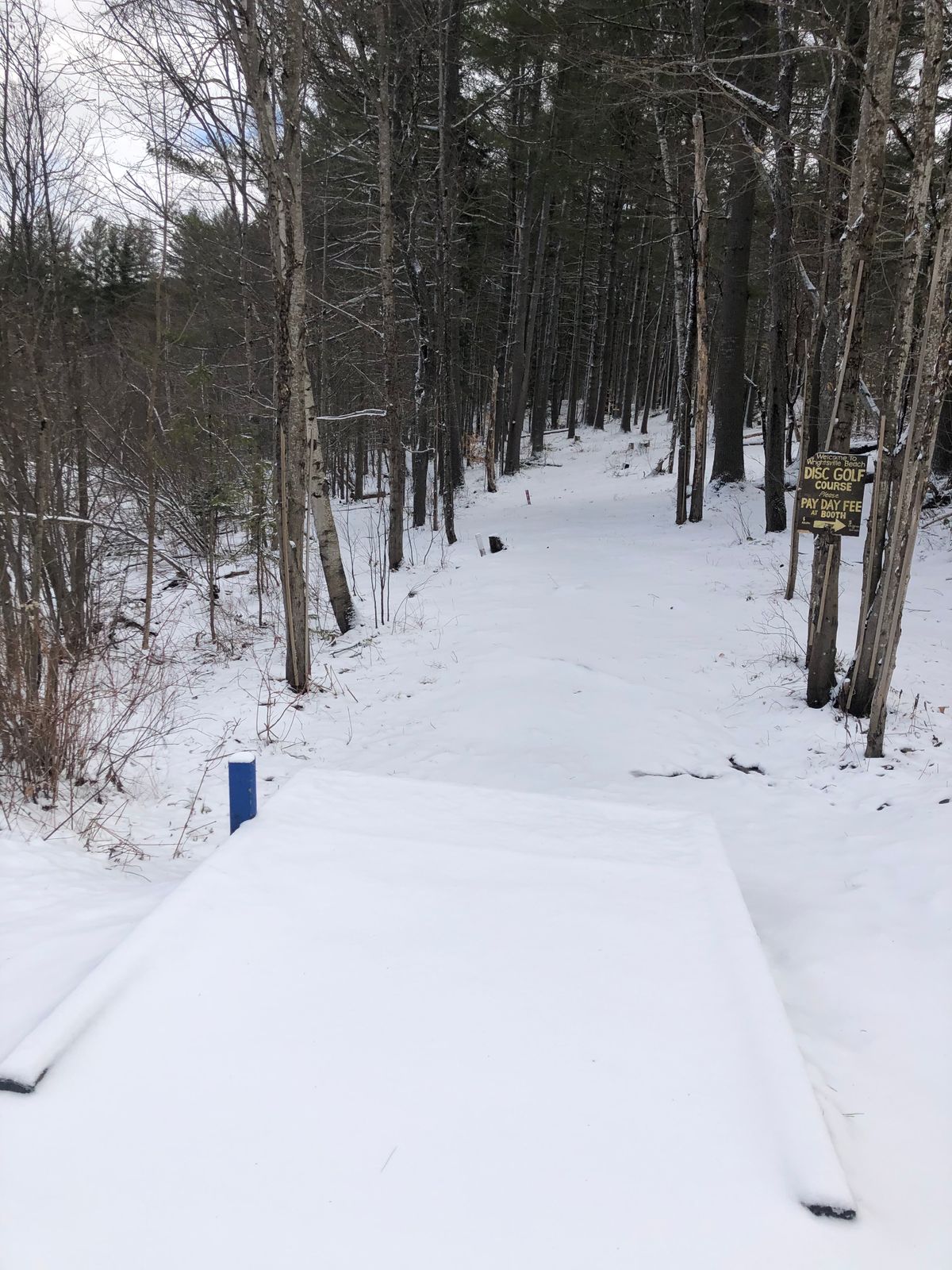 Hole one. The course all to myself a rare privilege😁