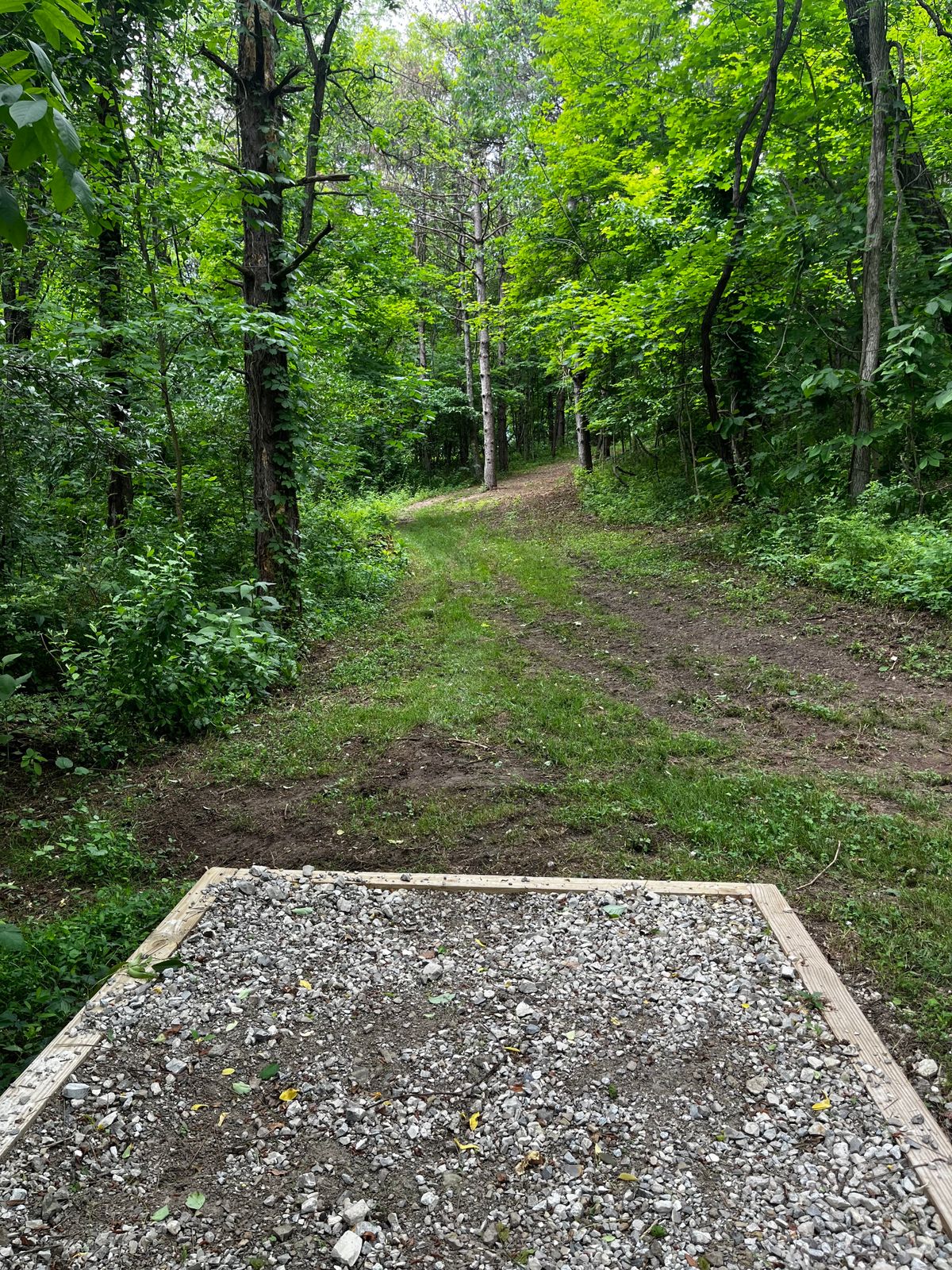 Hole 2 from tee pad