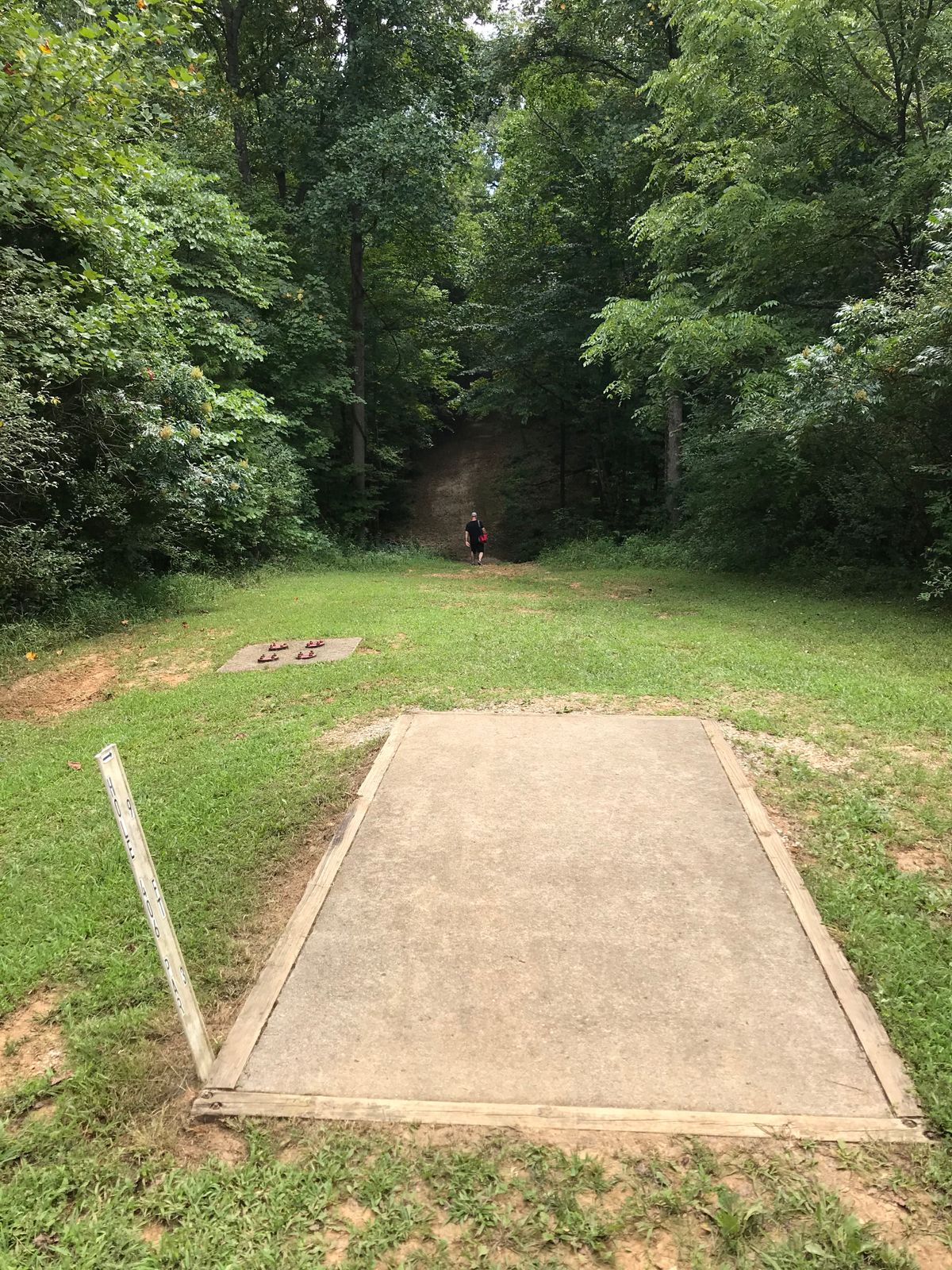 Hole 9 tee pad