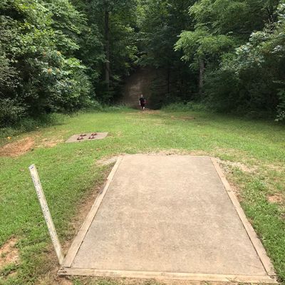 Hole 9 tee pad