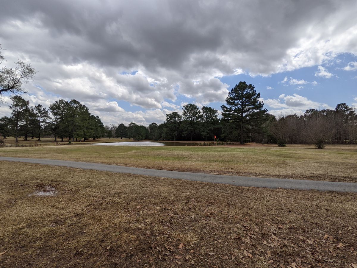 Hole 13 pond