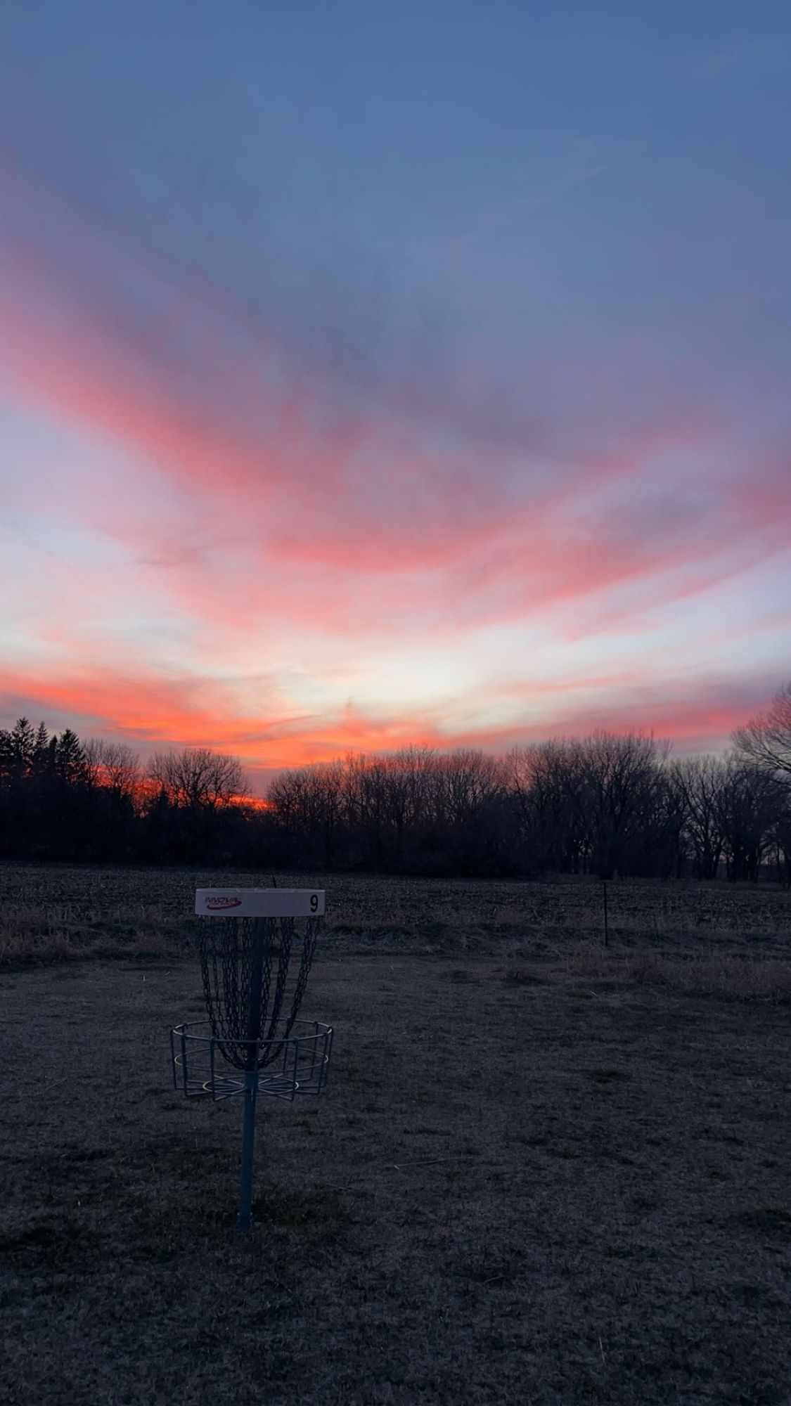 Hole 9 sunset