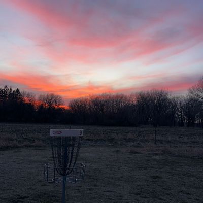 Hole 9 sunset
