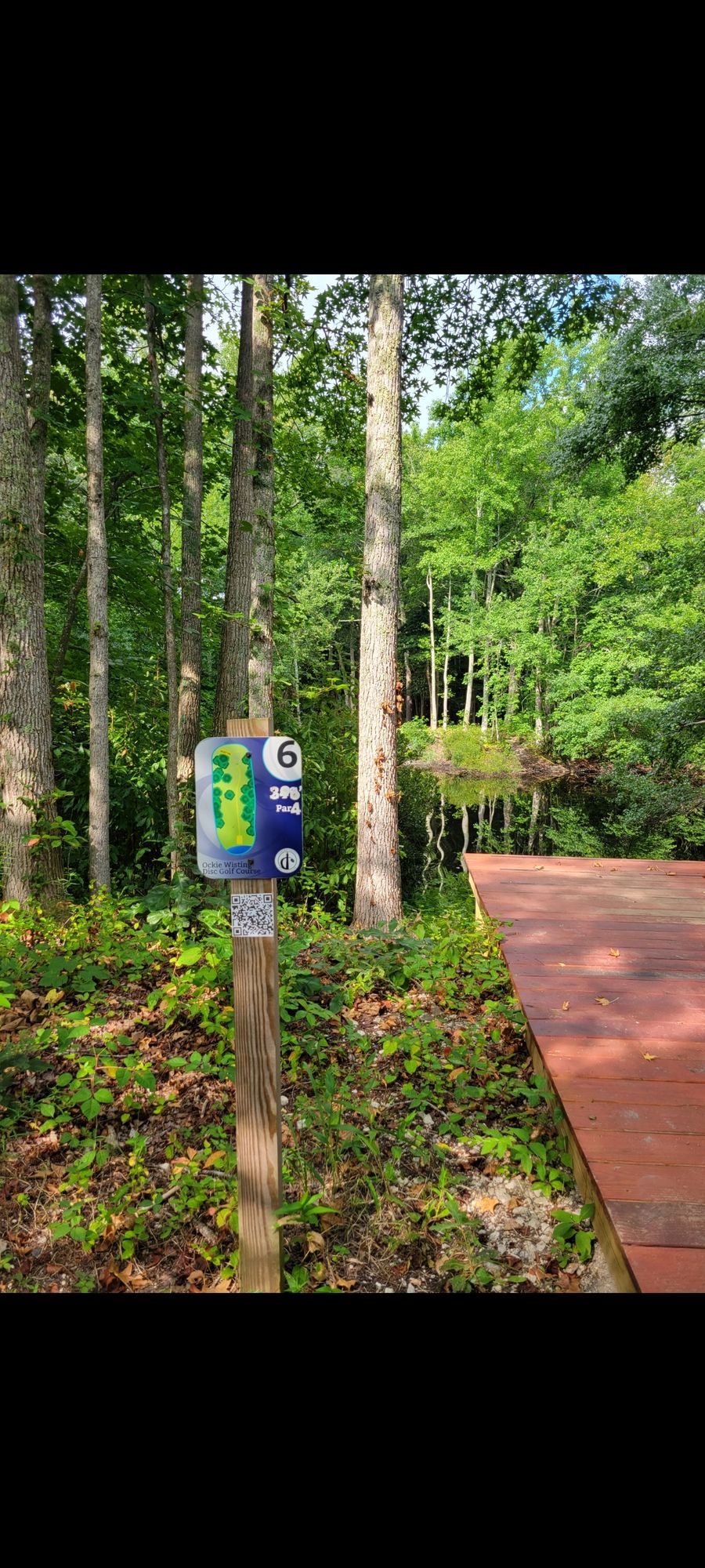 QR codes added to every tee sign will give you a fly over of each hole.