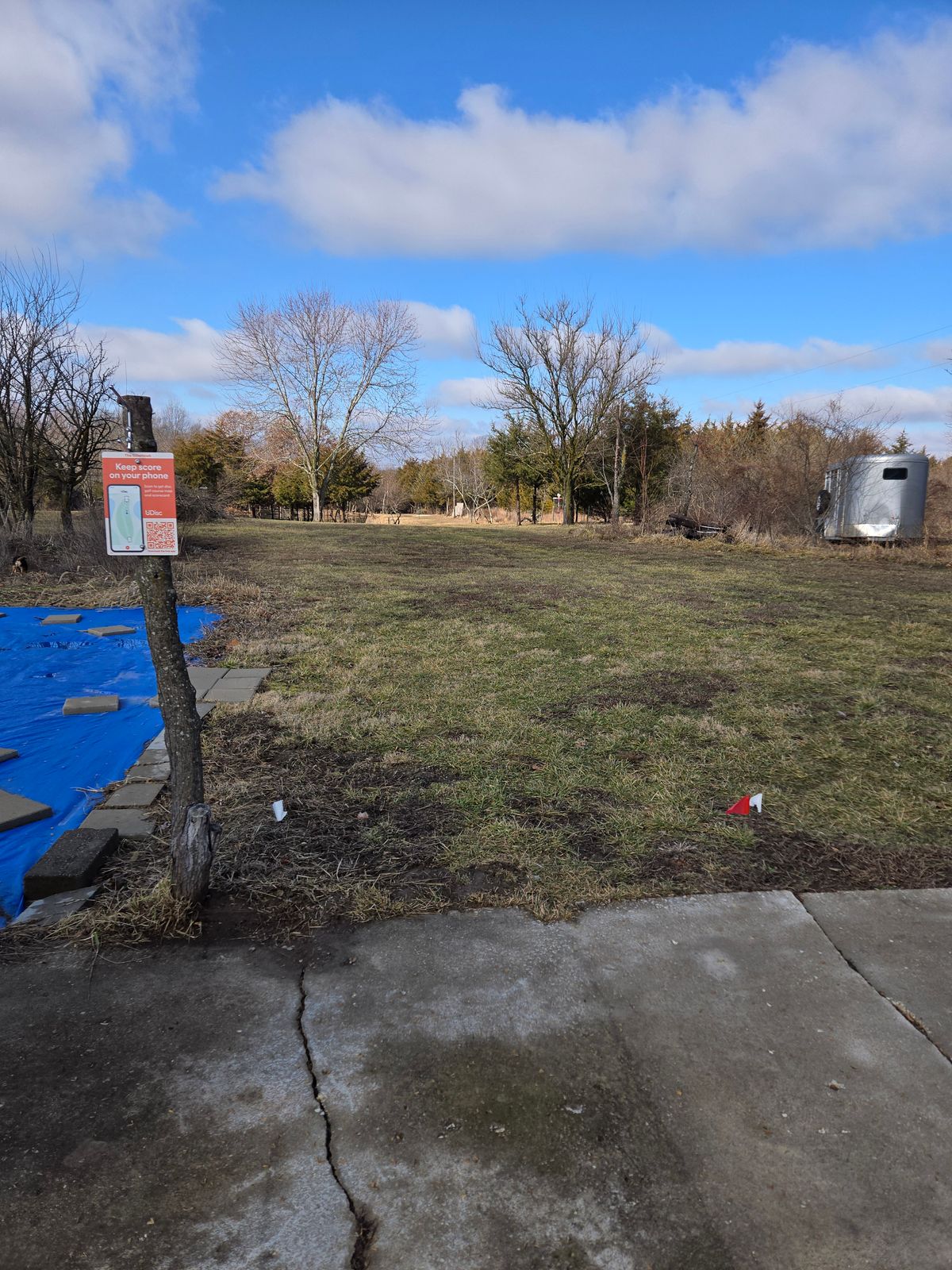 New UDisc sign to make things easier for you all!