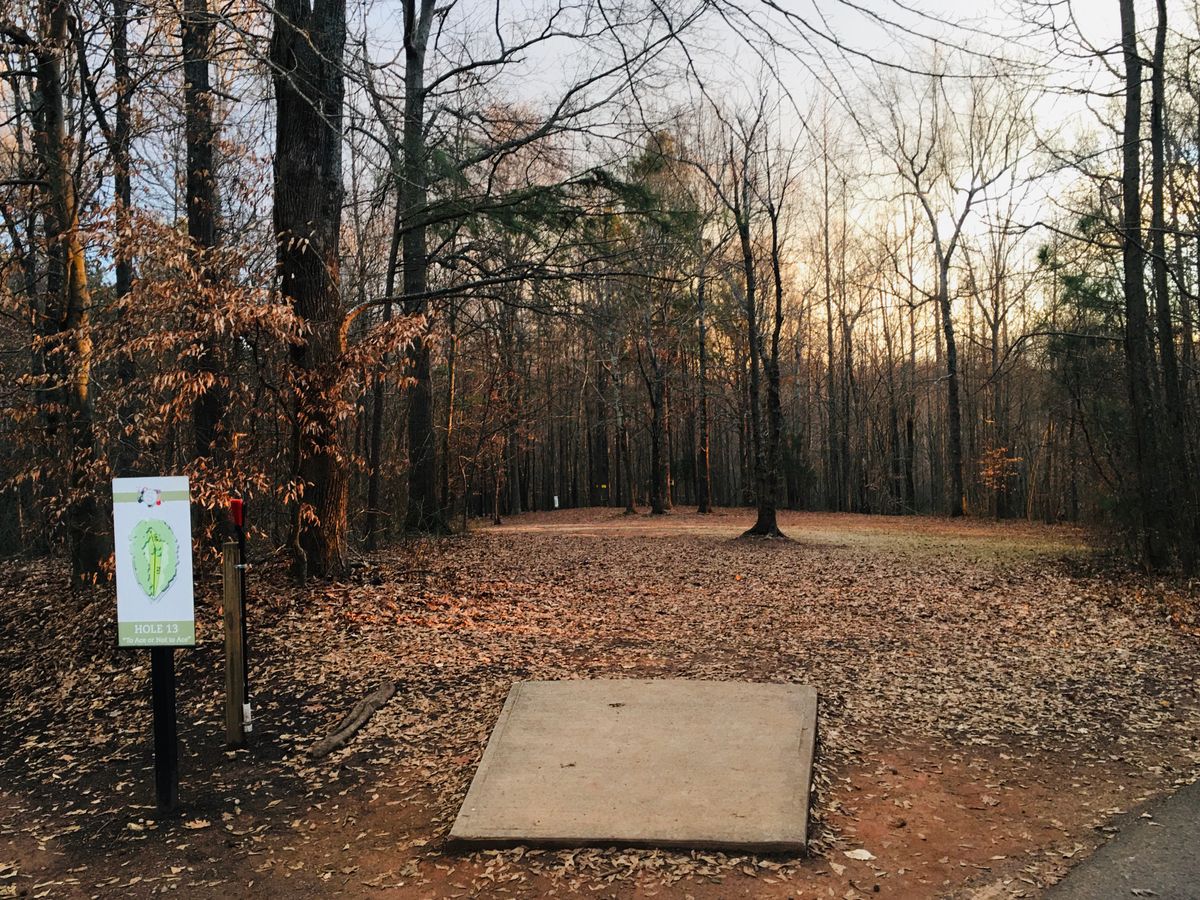 Golden hour on hole 13