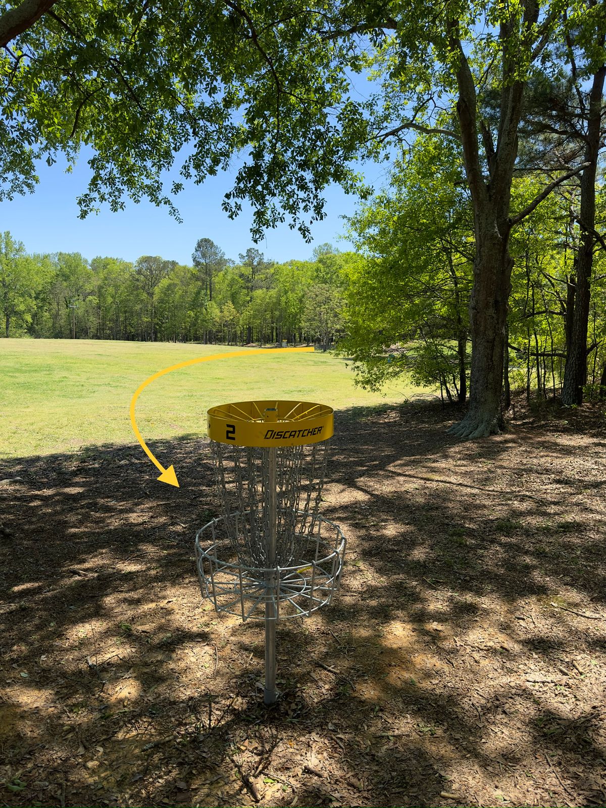 Hole 2 basket