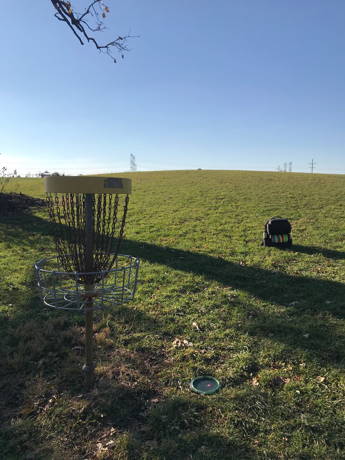 Look back towards the tee on hole 1!