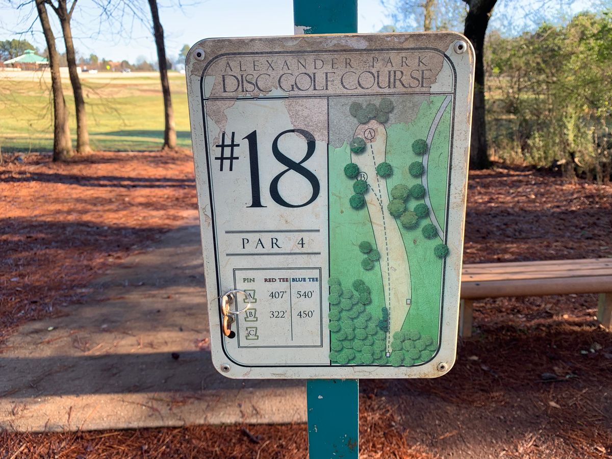 Map for hole 18