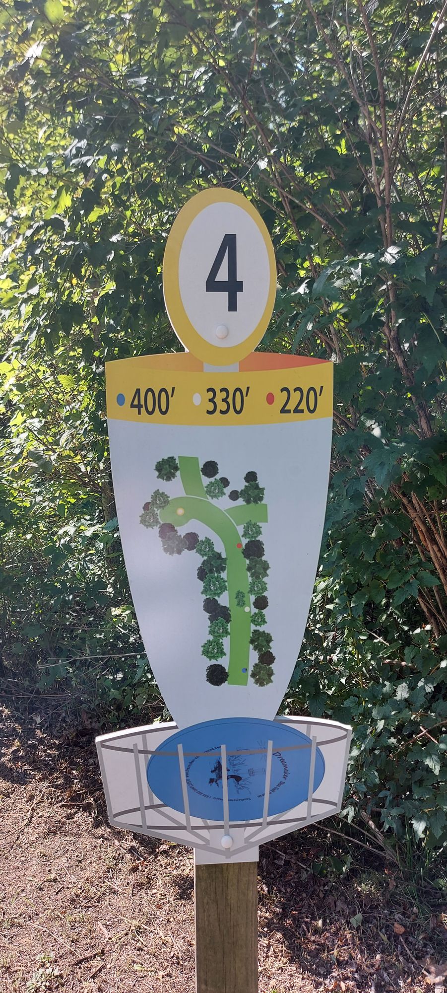 Hole sign #4.🍀☘🍀☘