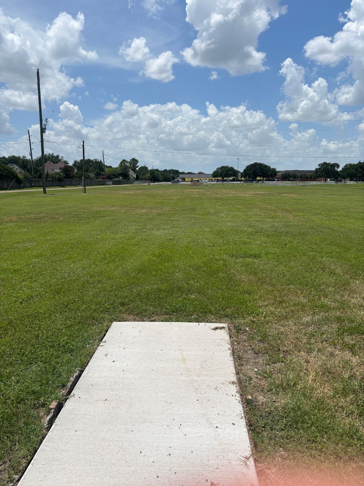 Hole 9 tee to basket