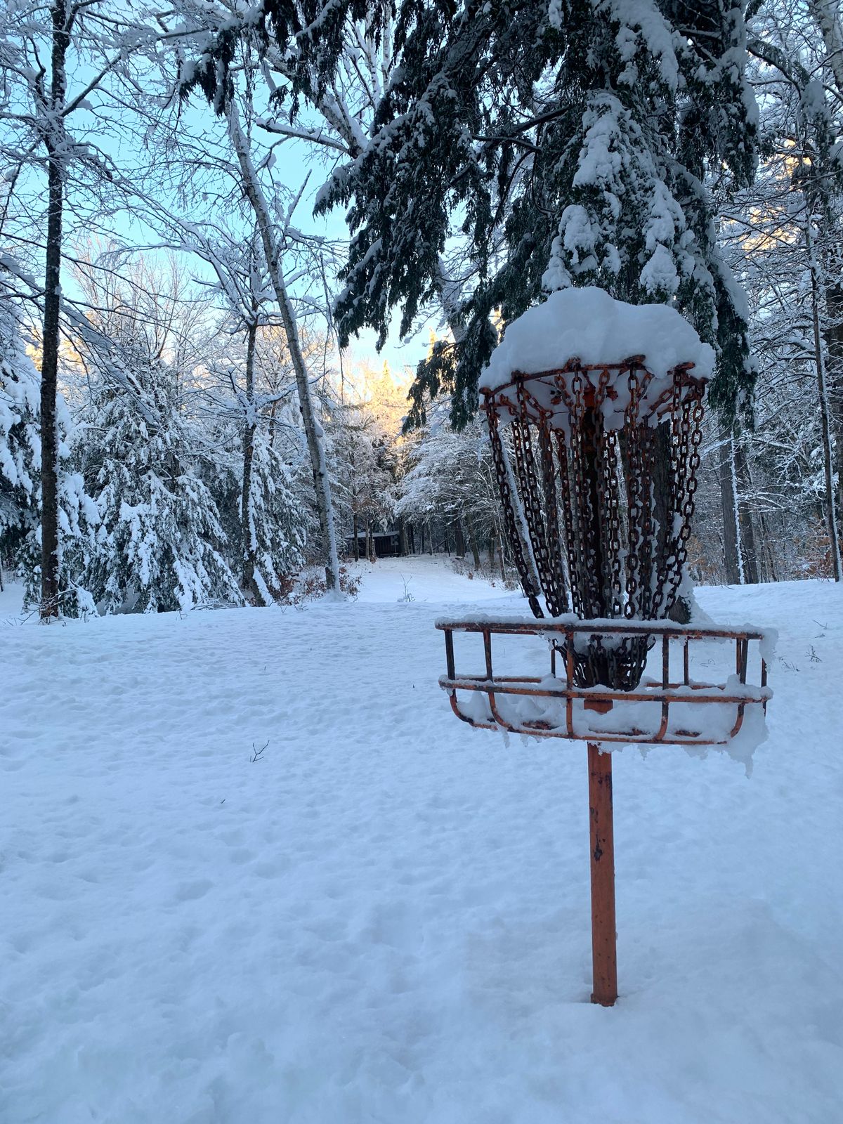 Looking back up the fairway of hole #3